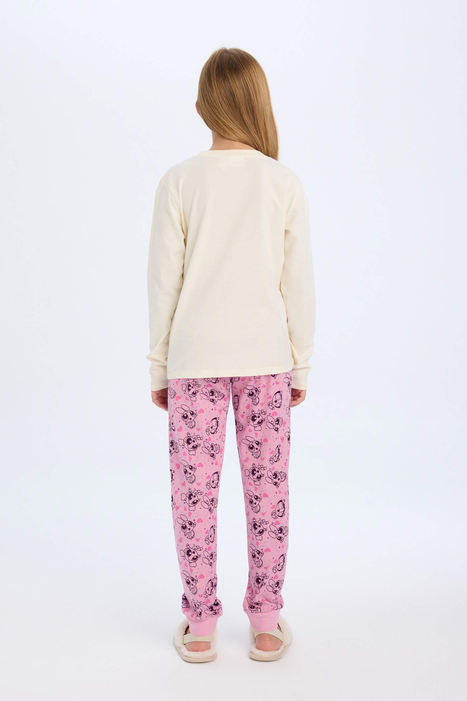 PowerPuff Regular Fit Long Sleeve 2 Piece Pajama Set