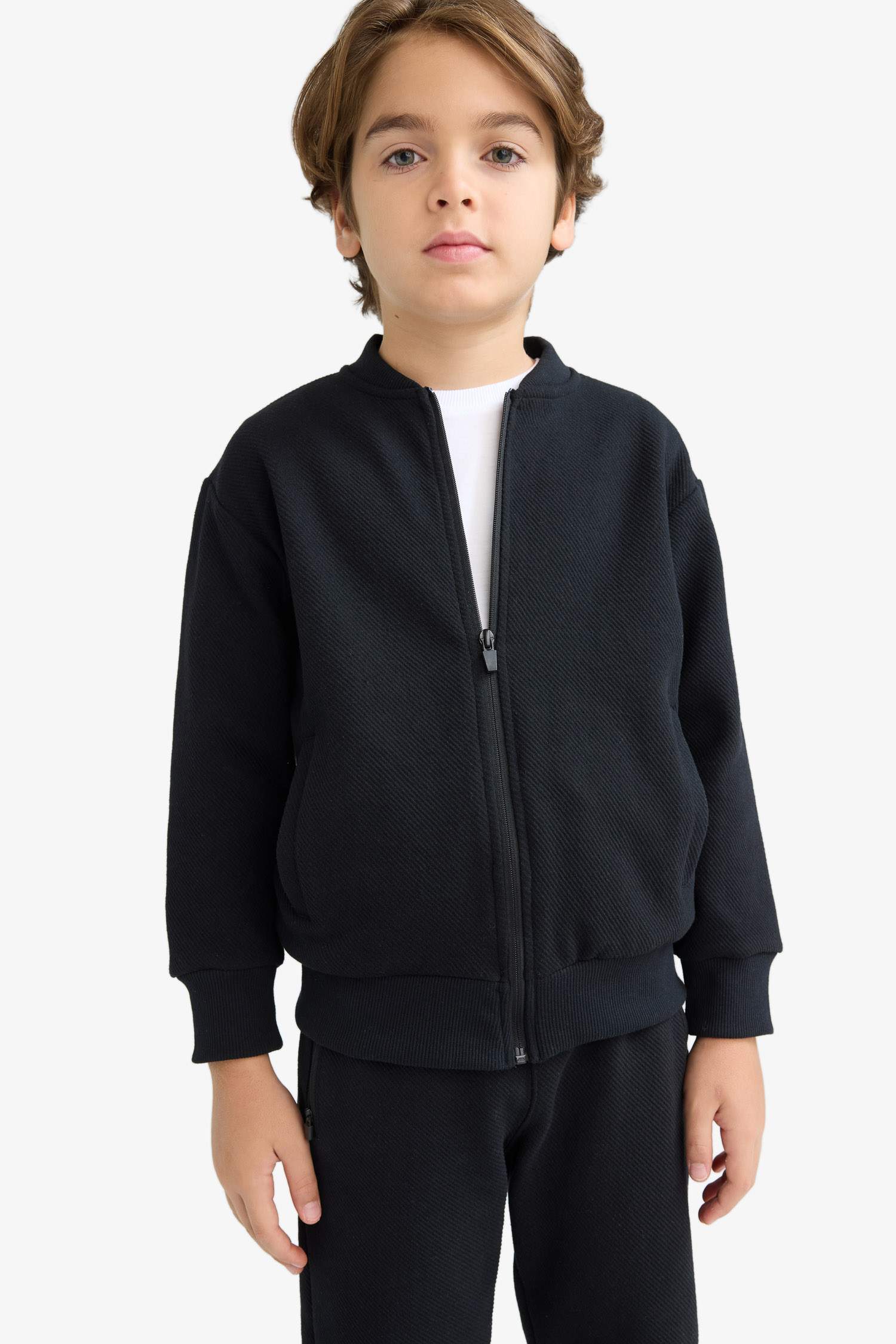 Boy College Collar Bomber Jacket