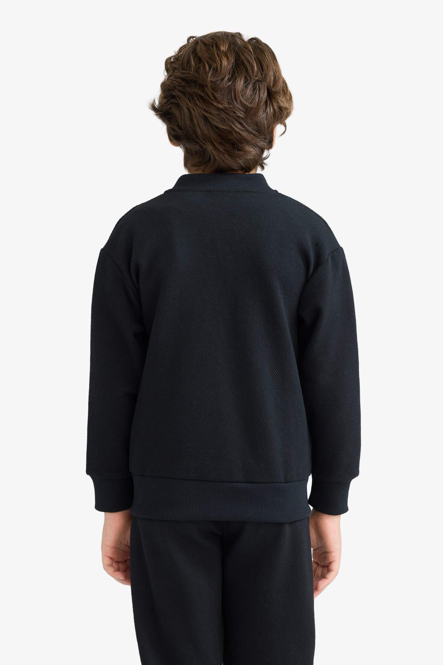 Boy College Collar Bomber Jacket