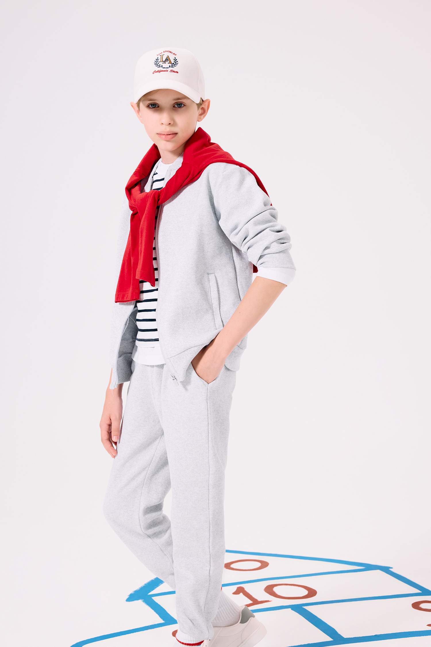 Boy College Collar Bomber Jacket
