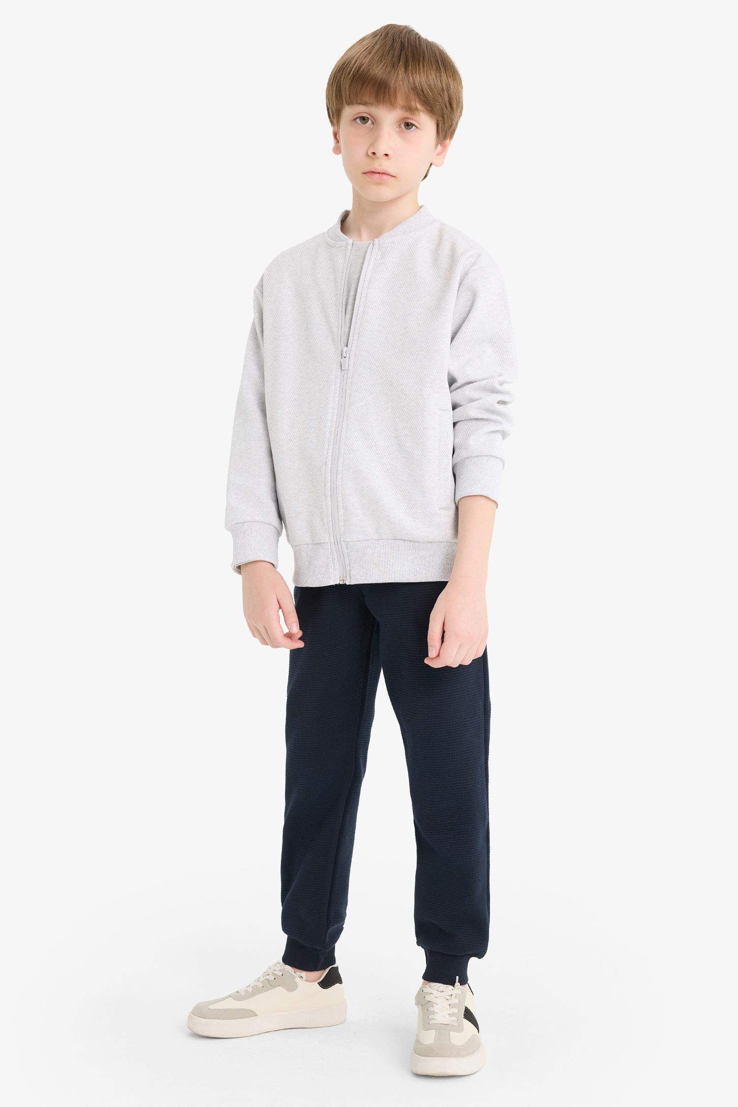 Boy College Collar Bomber Jacket