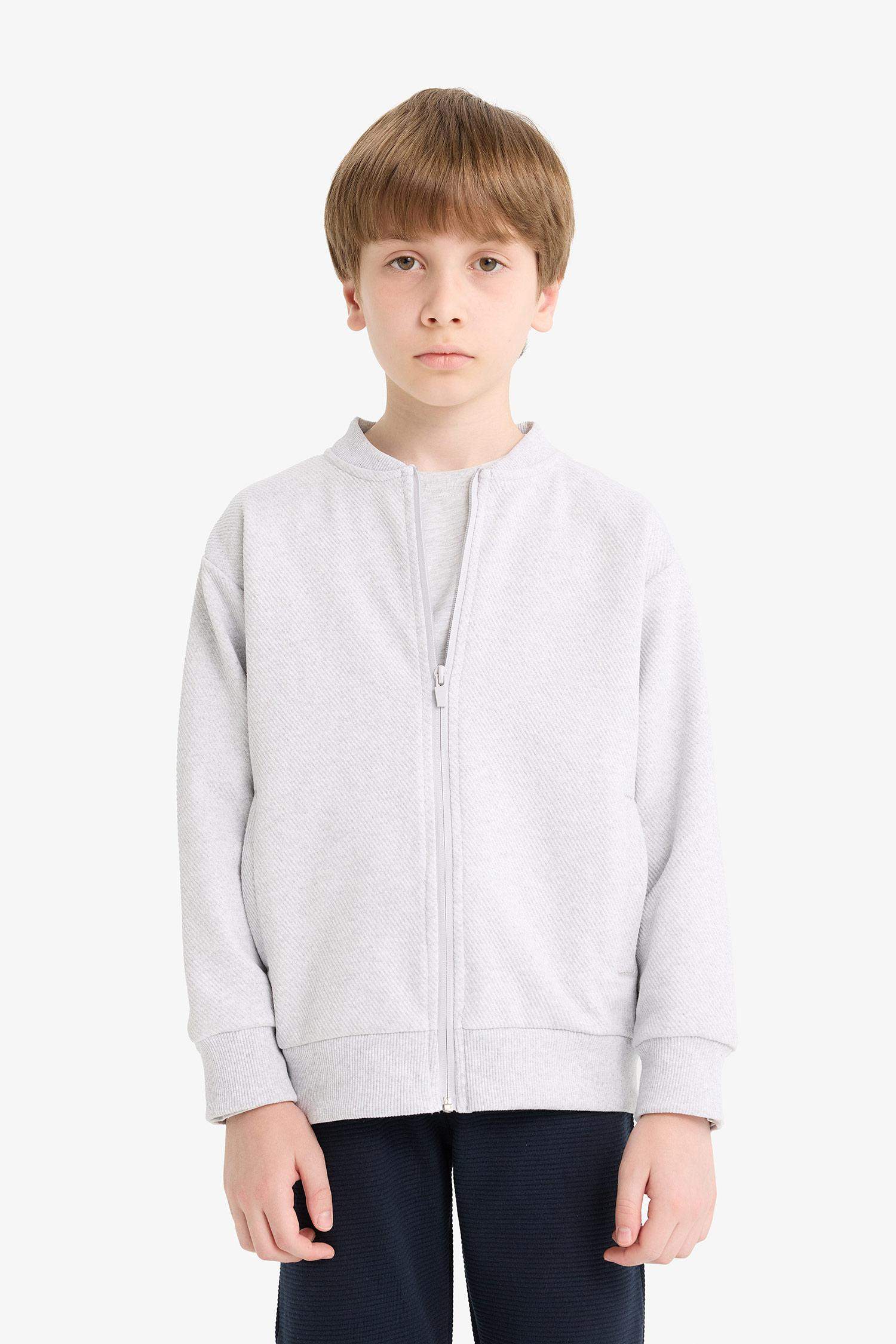 Boy College Collar Bomber Jacket