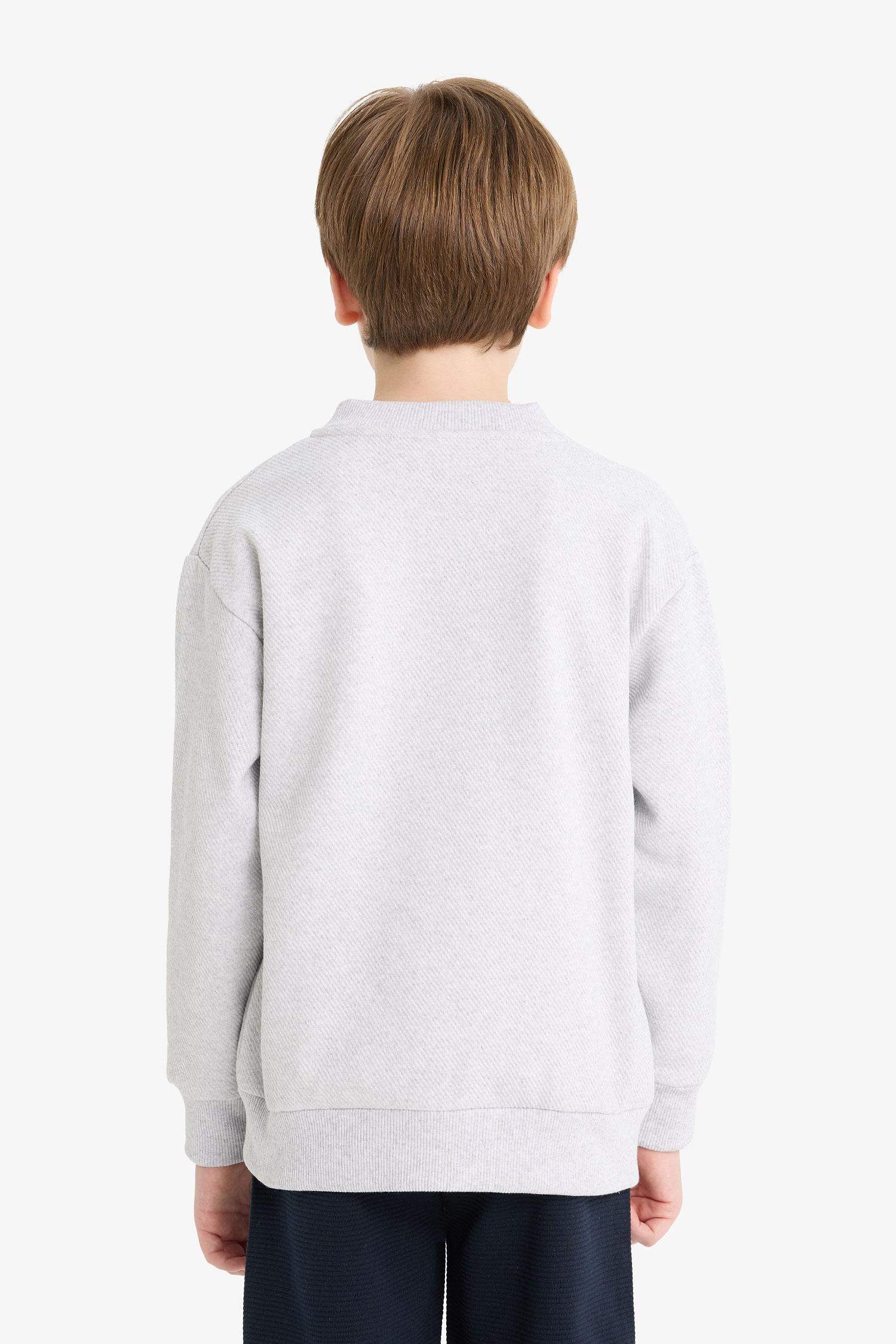 Boy College Collar Bomber Jacket