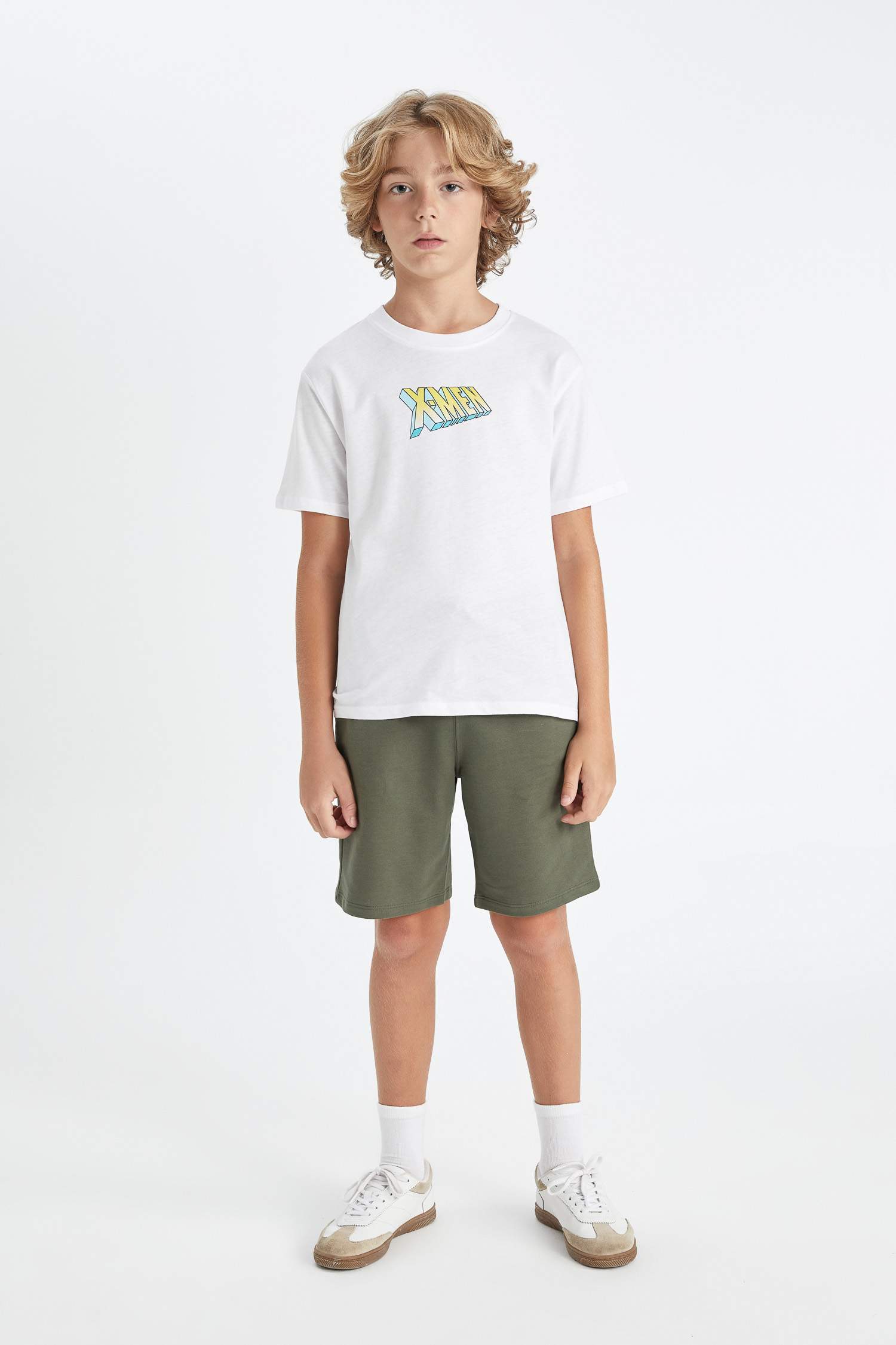 Boy X-Men Crew Neck Back Printed T-Shirt