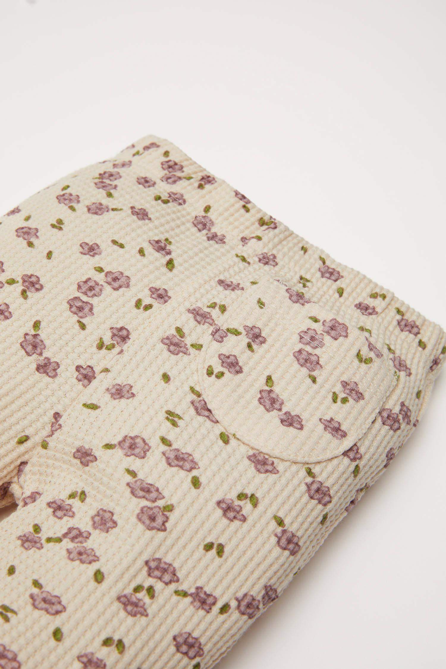 Baby Girl Regular Fit Flower Leggings