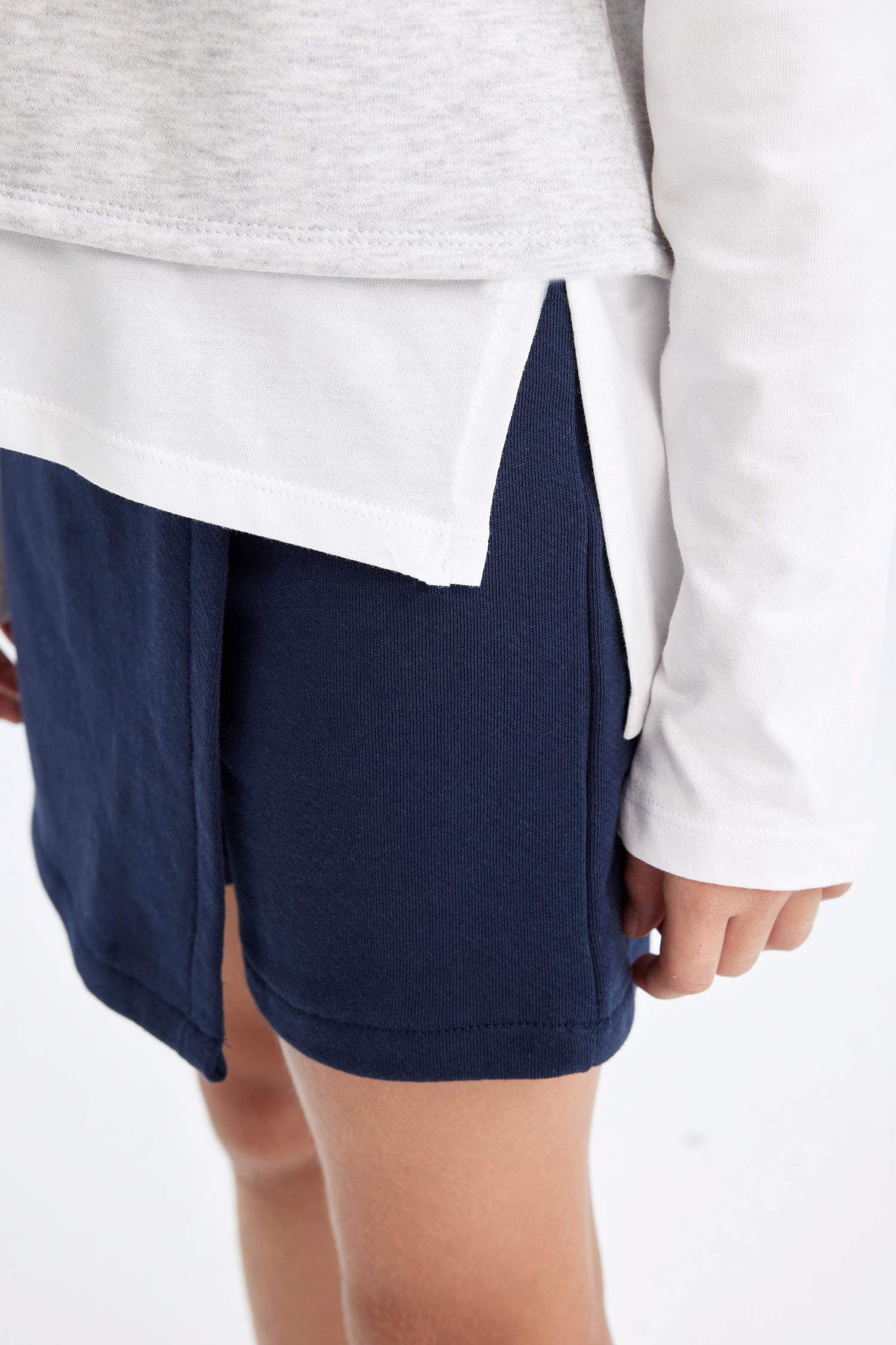 Girl Printed T-Shirt Skort Vest 3 Piece Set