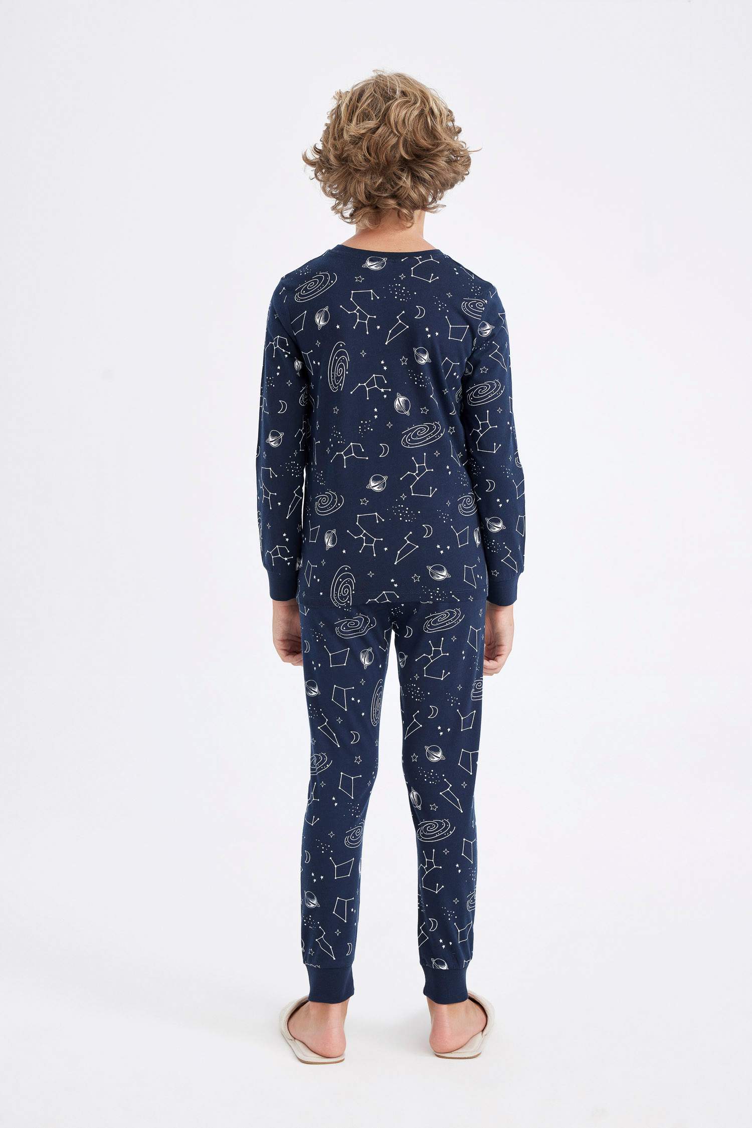 طقم بيجاما ولادي قصة عادية - قطعتين