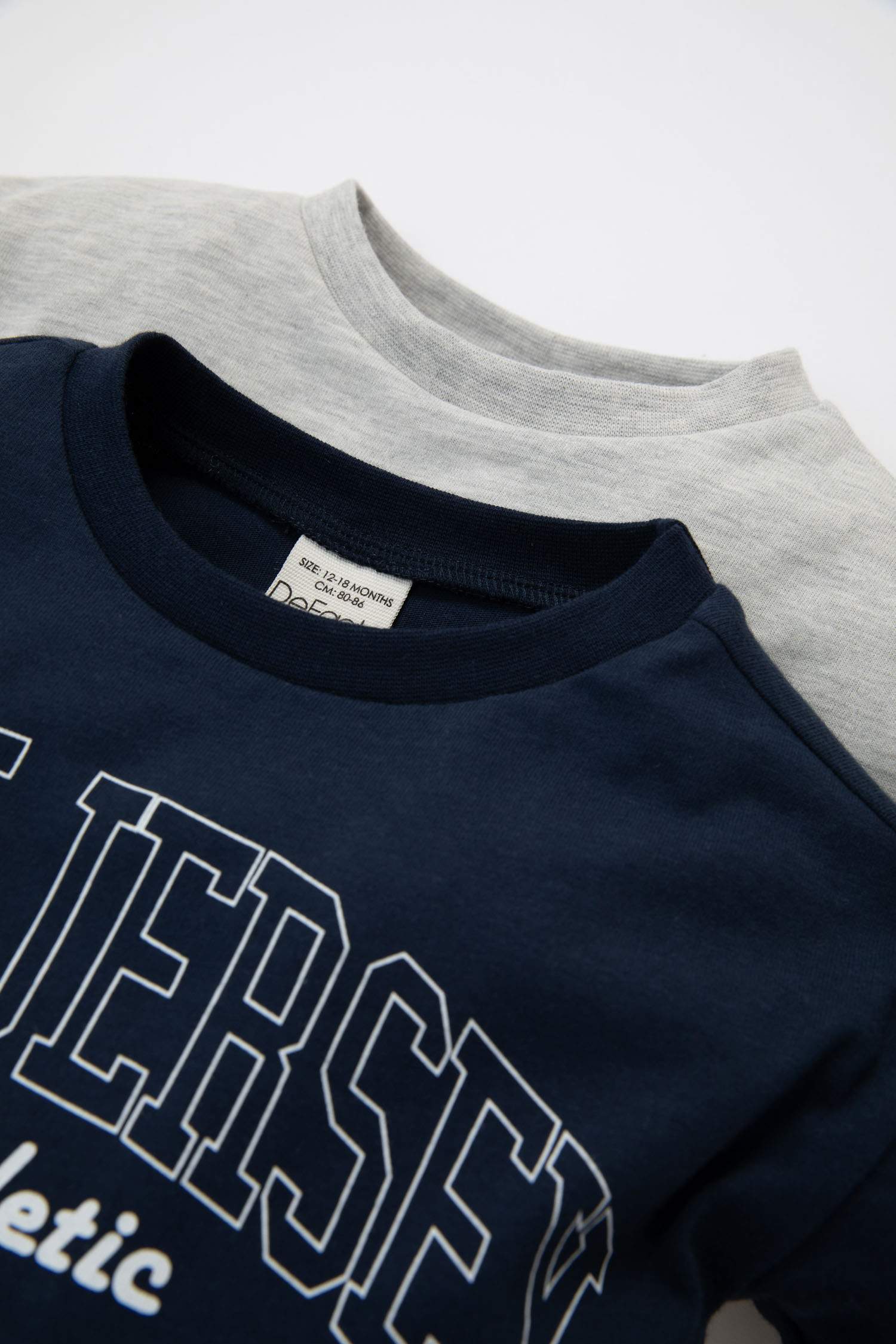 Baby Boy Crew Neck Printed 2 Piece T-shirt