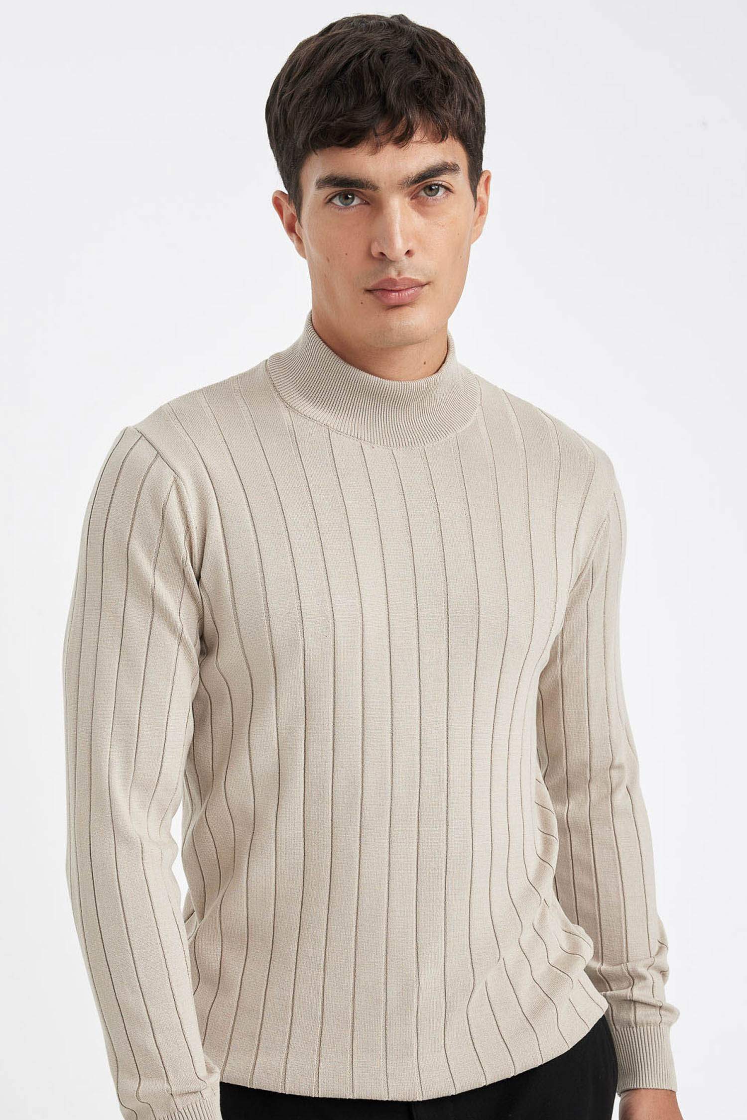 Standard Fit Turtleneck Knitwear Pullover