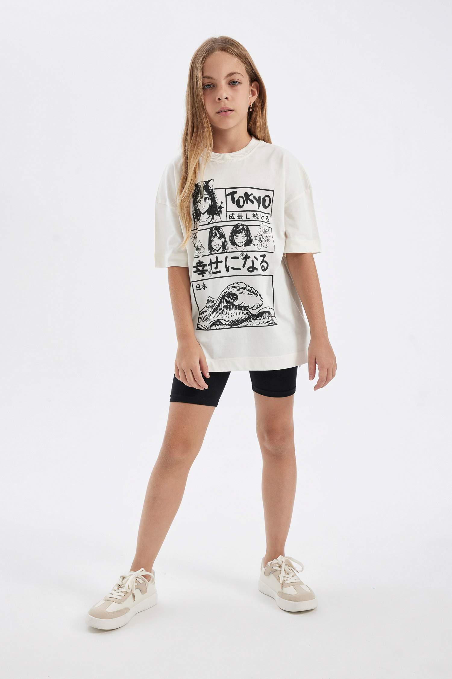 سيت بناتي تيشيرت وستيرج - قطعتين