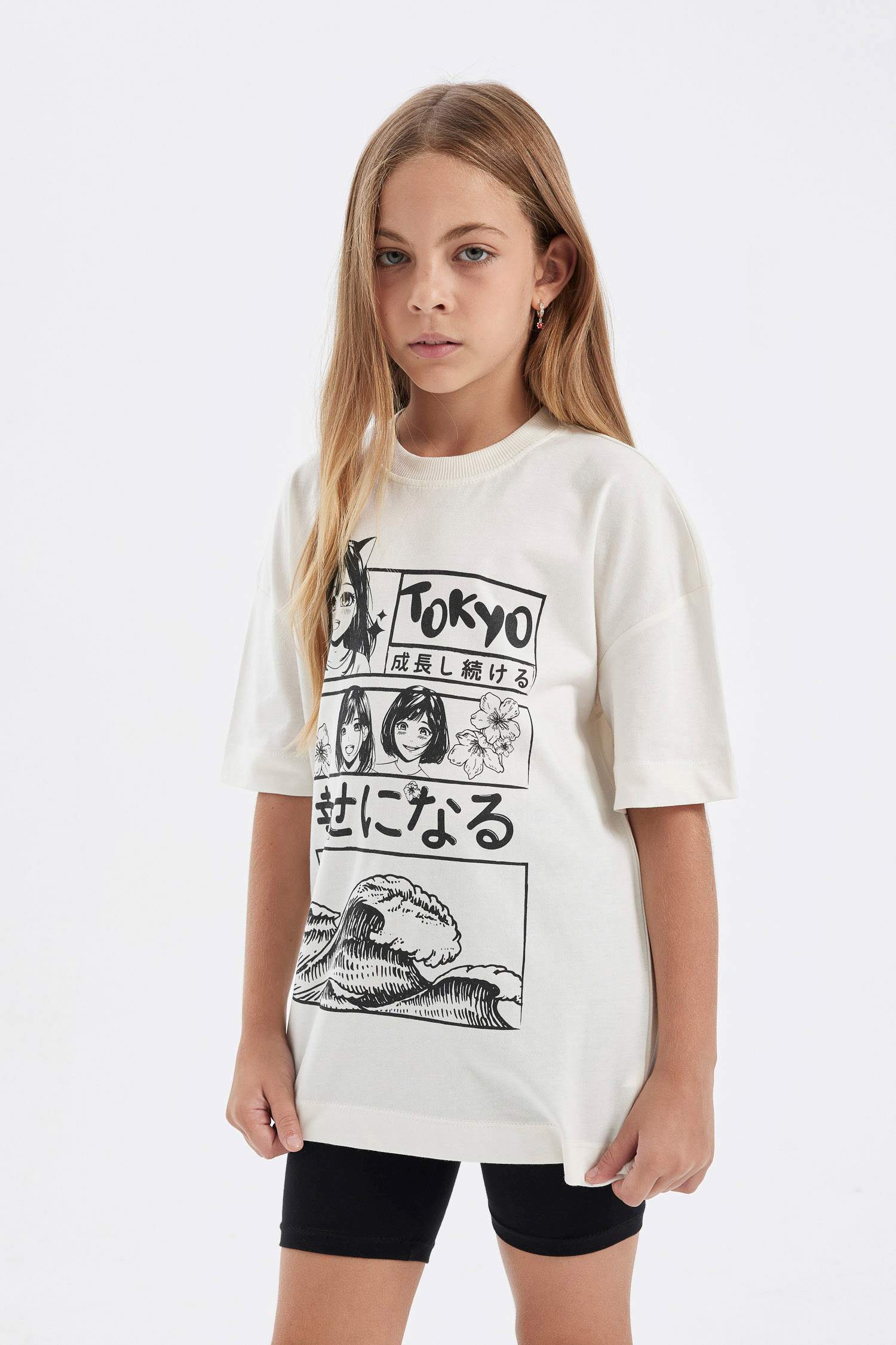 سيت بناتي تيشيرت وستيرج - قطعتين