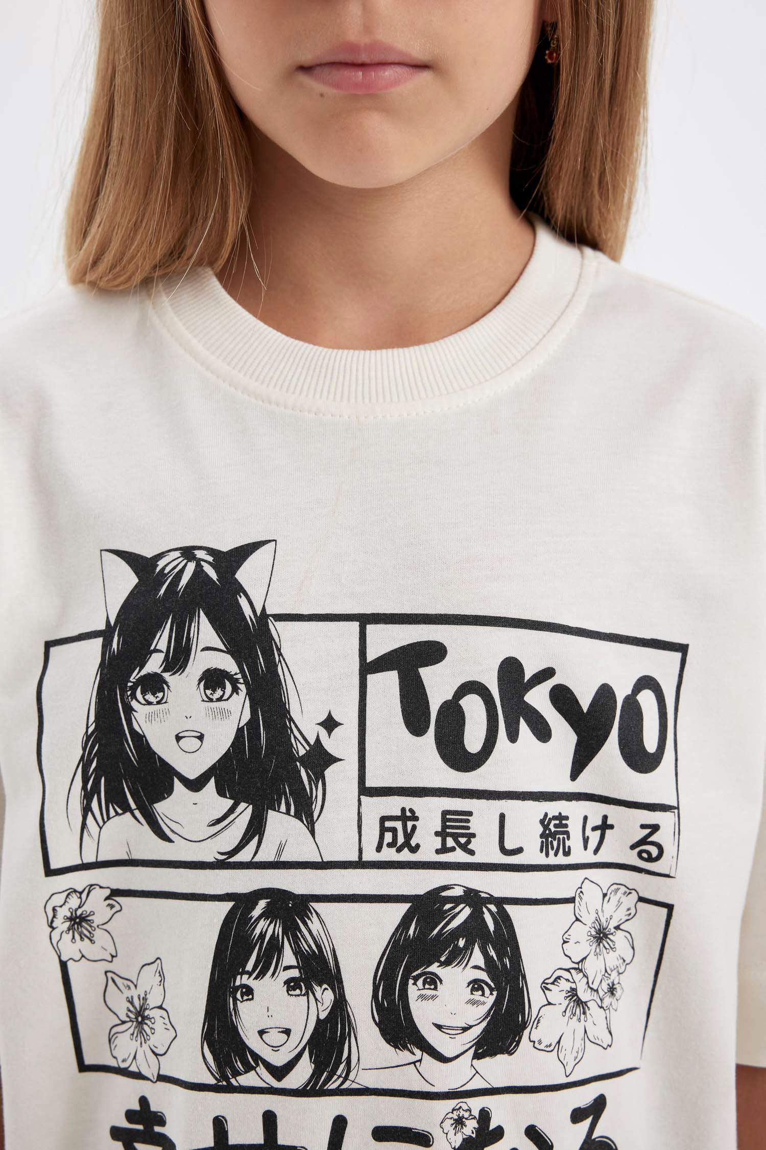 سيت بناتي تيشيرت وستيرج - قطعتين