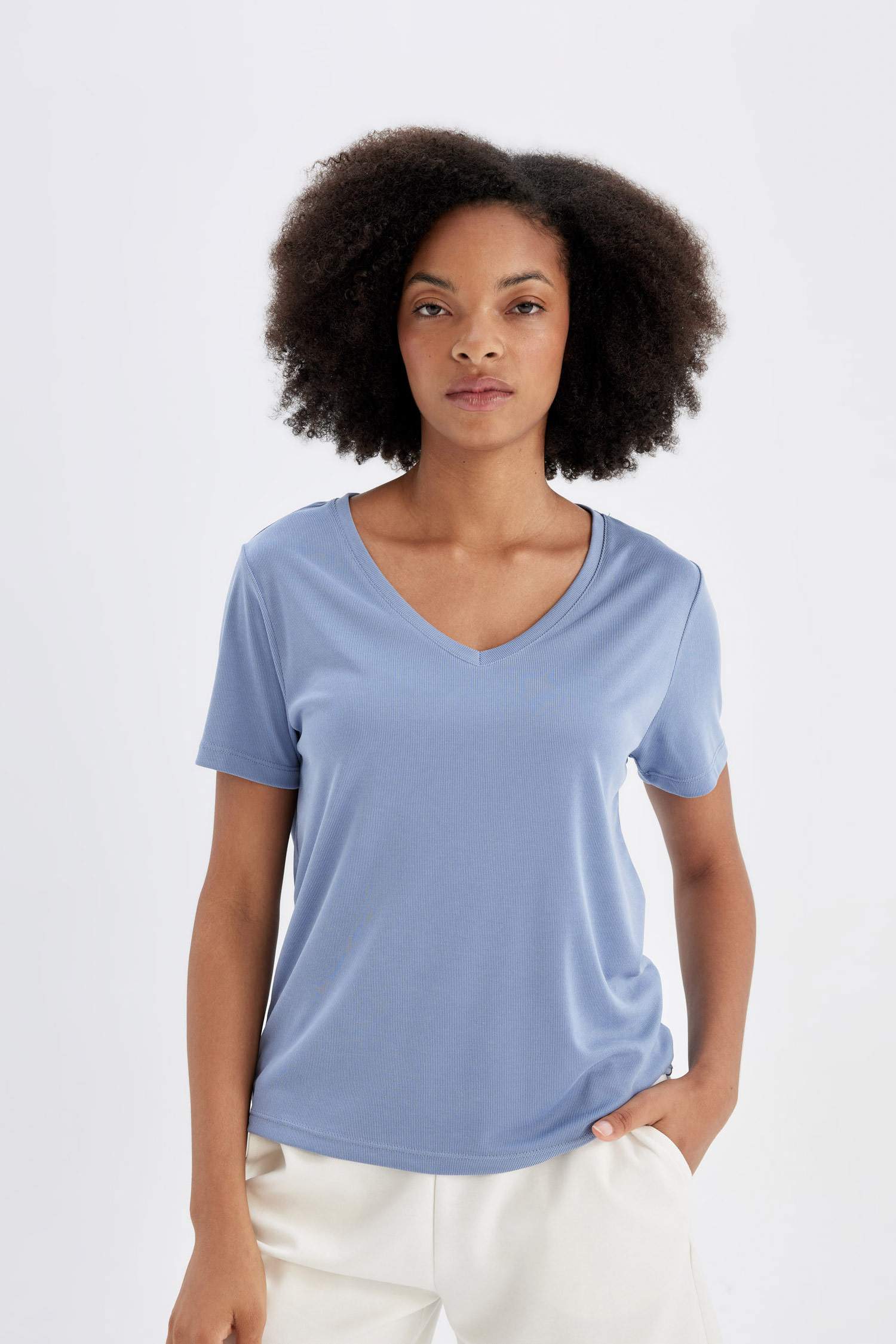 Standard Fit V-Neck Sports T-Shirt