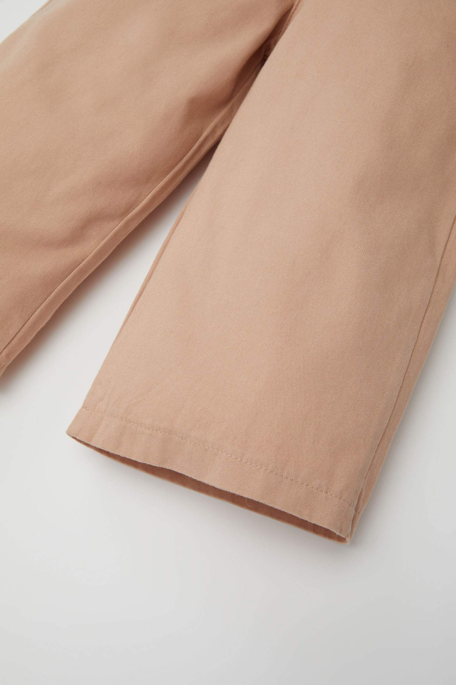 Pantalon en Gabardine à jambe élastique pour bébé fille
