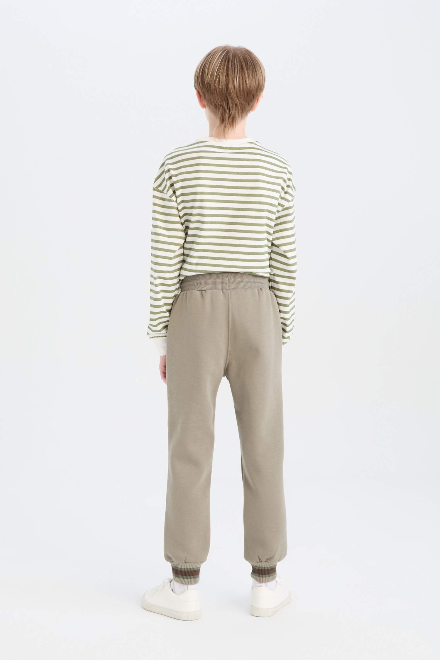 Erkek Çocuk Beli Paçası Lastikli Cepli Baskılı Eşofman Altı