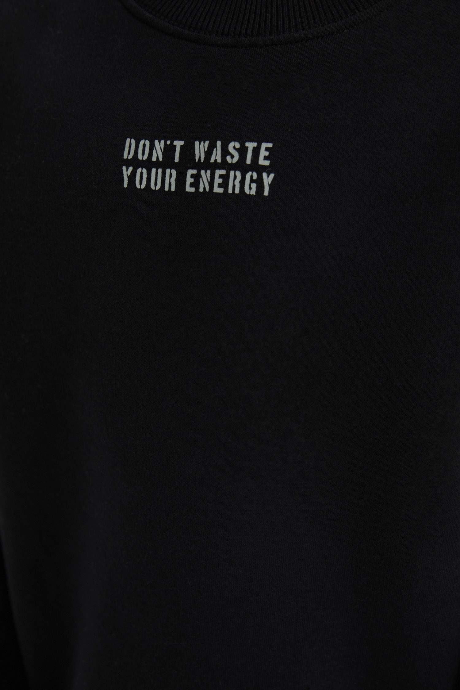 Erkek Çocuk Bisiklet Yaka Sırt Baskılı Sweatshirt