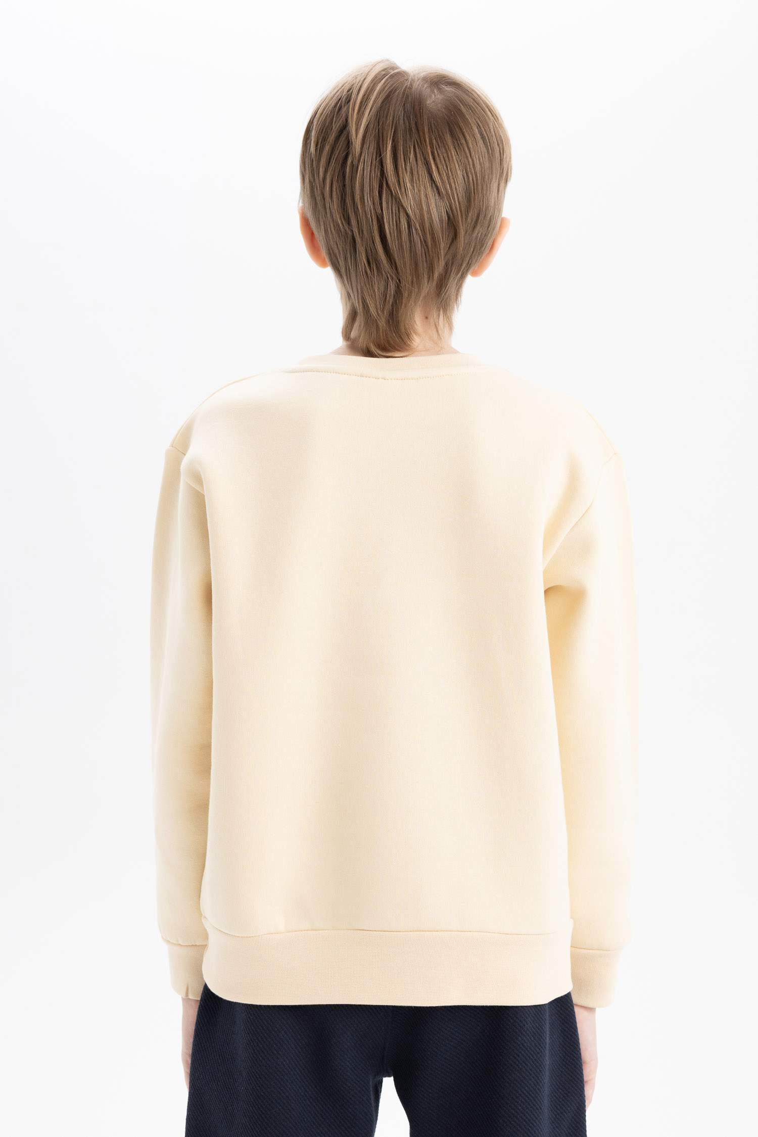 Sweat-shirt épais avec Slogan imprimé à Coupe Régulière pour Garçon