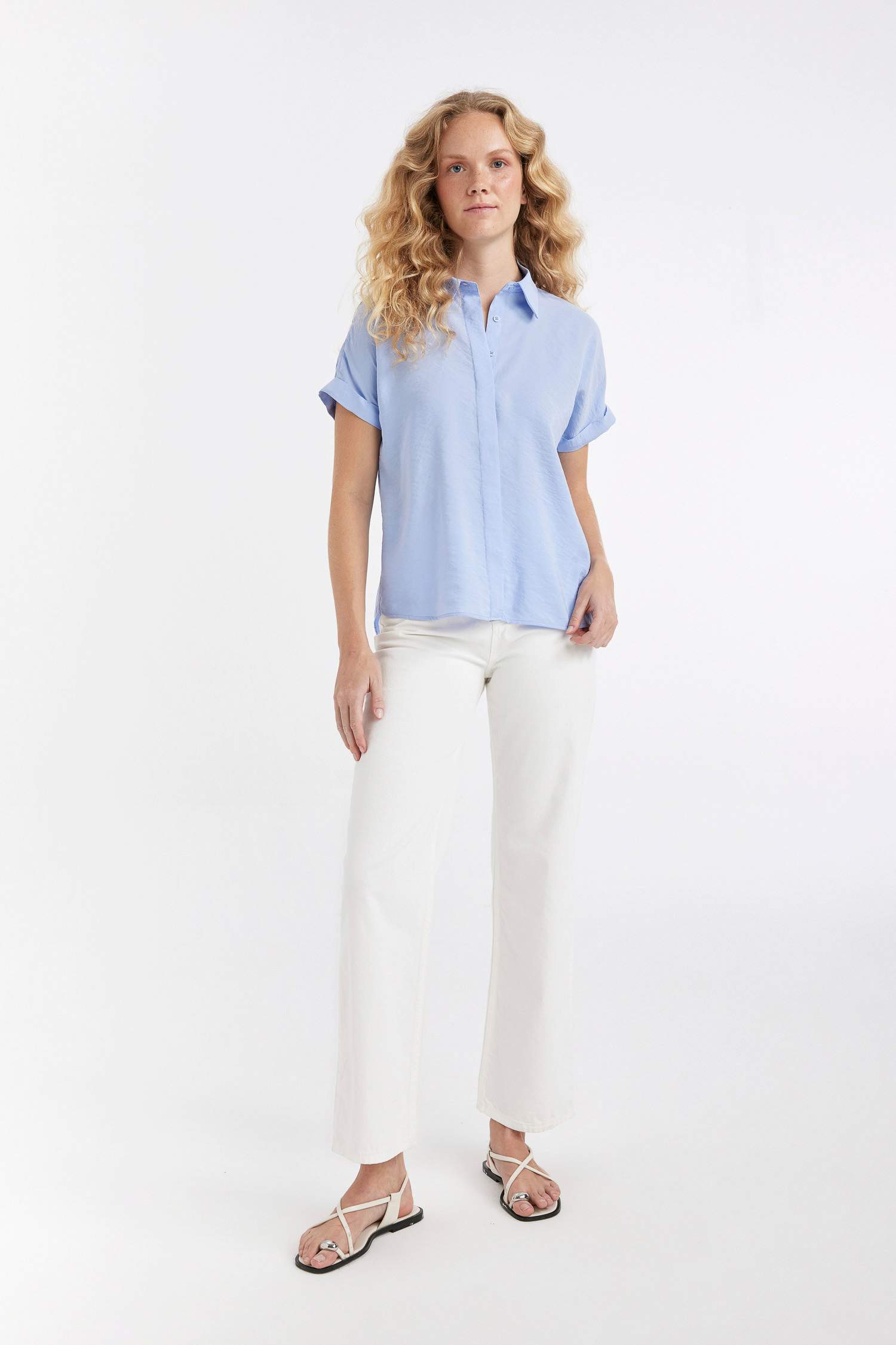 Oversize Geniş Kalıp Kısa Kollu Gömlek