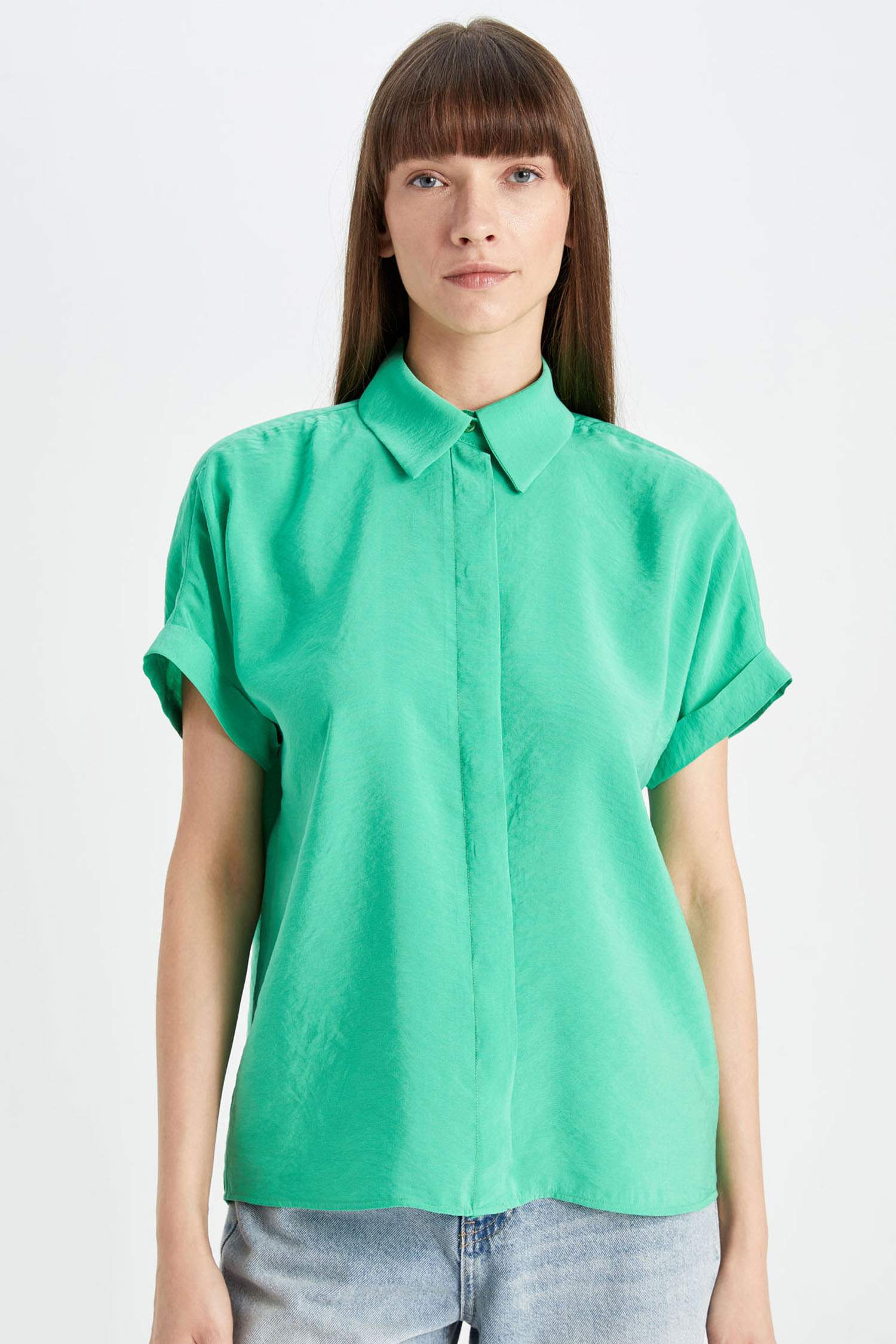 Oversize Fit Short Sleeve Shirt