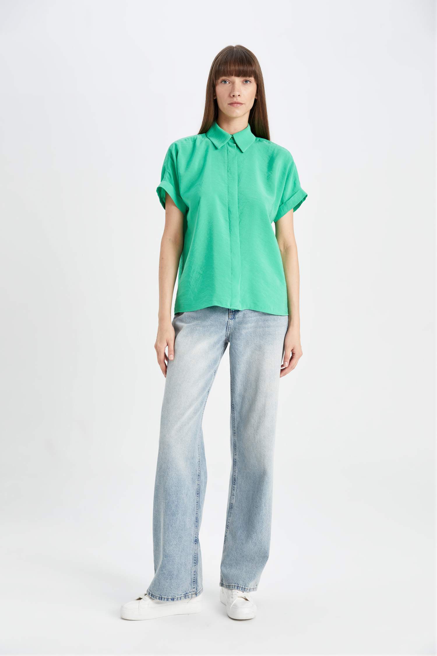 Oversize Fit Short Sleeve Shirt