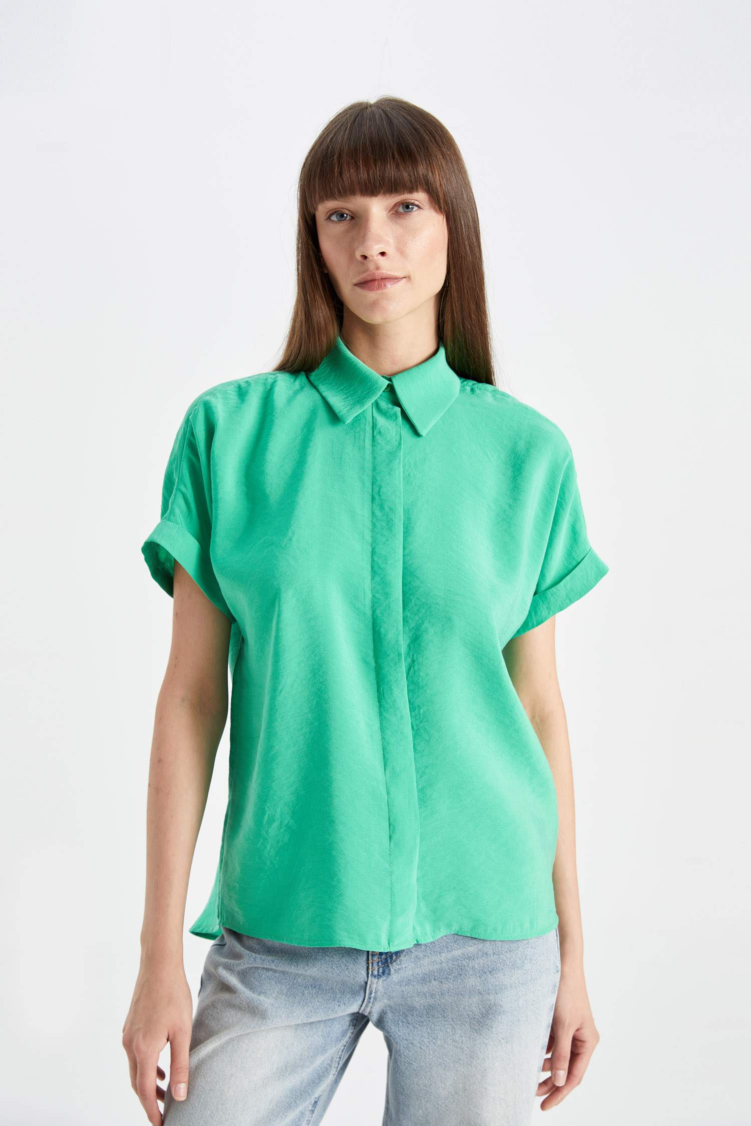 Oversize Fit Short Sleeve Shirt