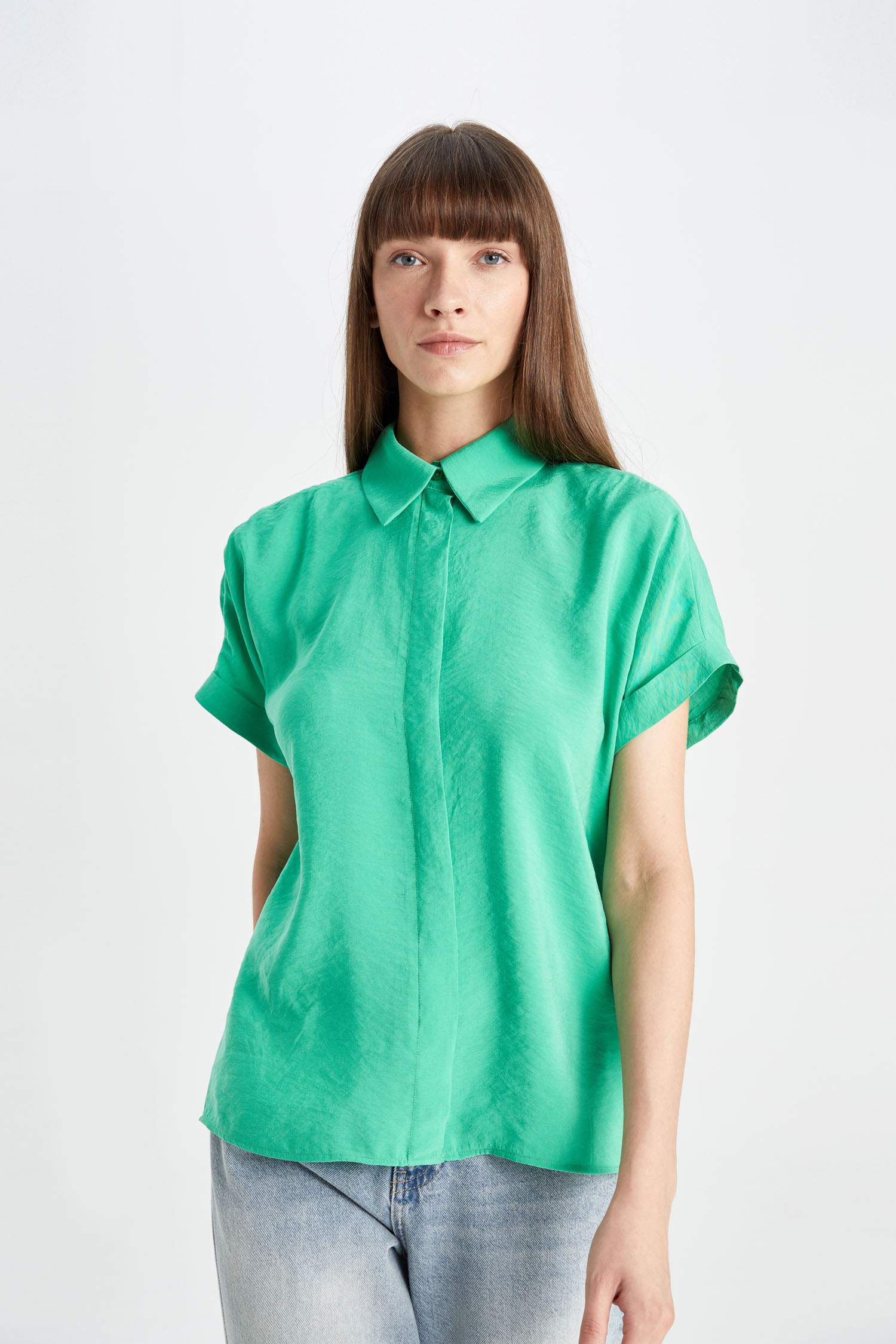 Oversize Fit Short Sleeve Shirt