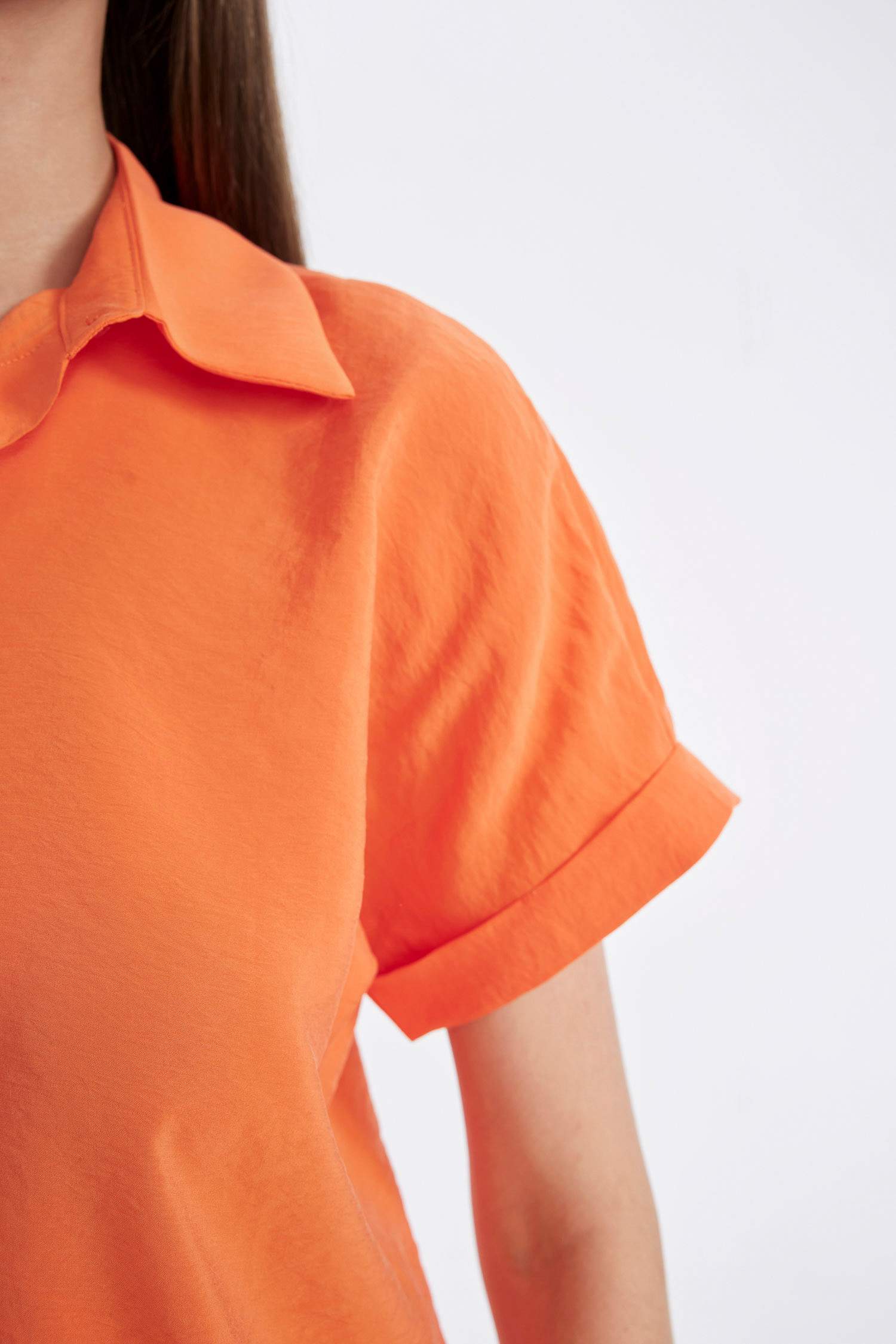 Chemise Oversize à Manches Courtes