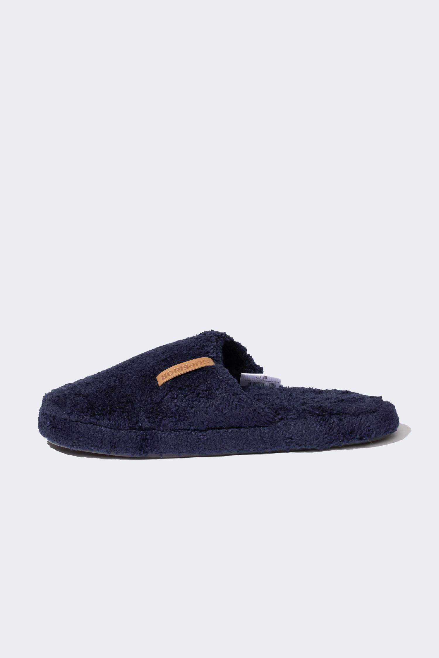 Erkek Düz Taban Pelüş Ev Terliği