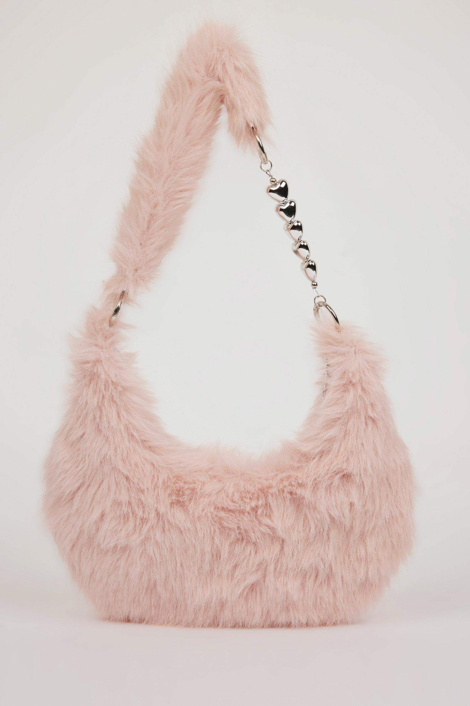 Kadın Pelüş Omuz Çantası