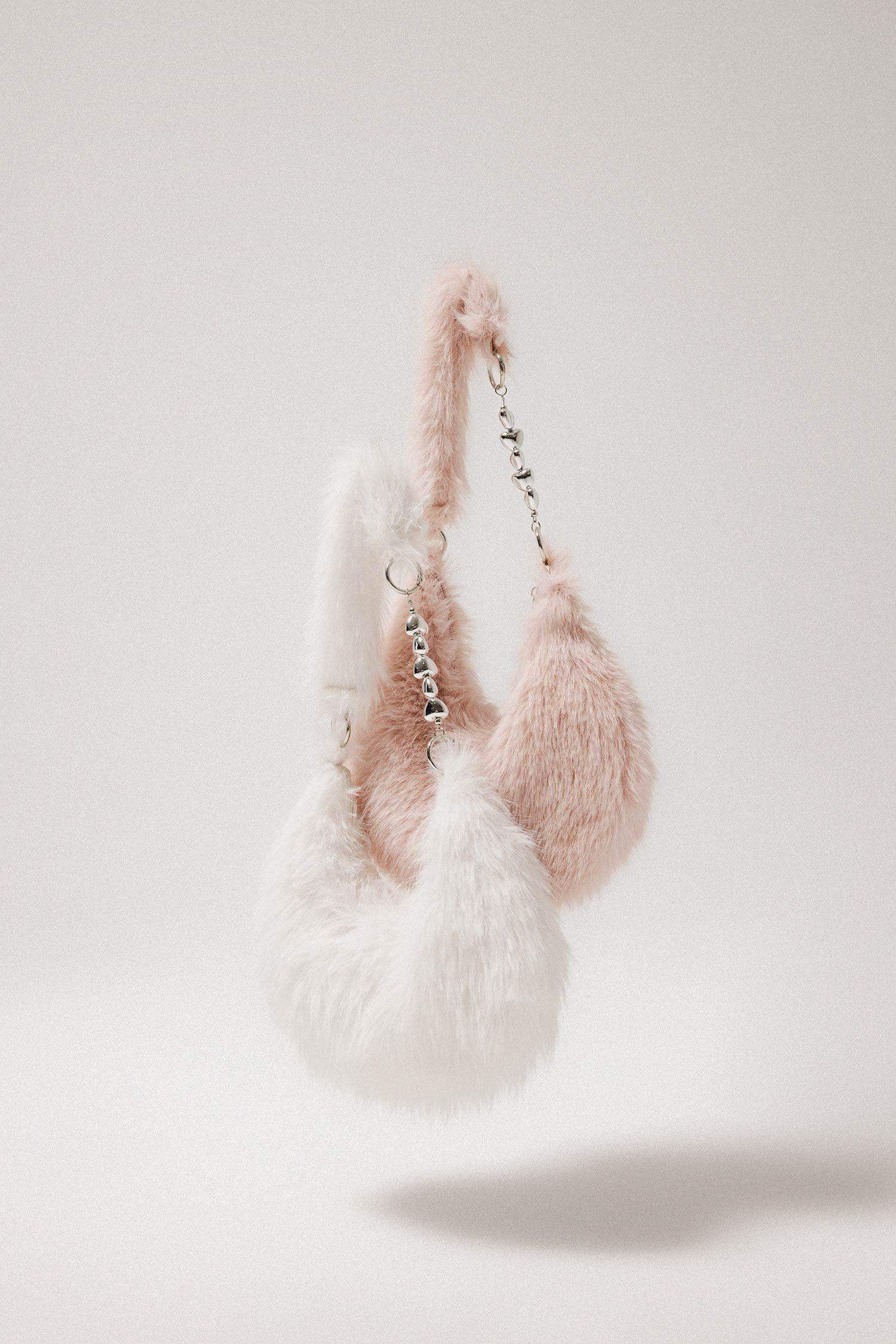 Kadın Pelüş Omuz Çantası