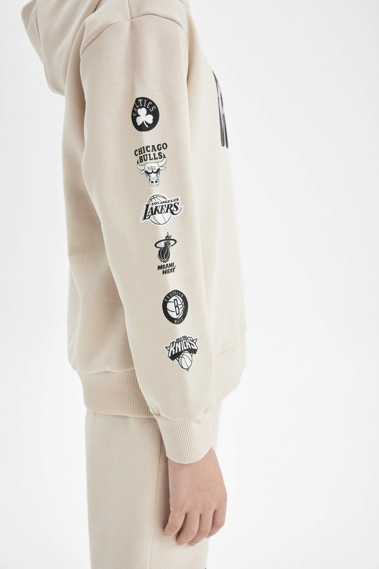 Erkek Çocuk NBA Current Teams Bisiklet Yaka Sweatshirt