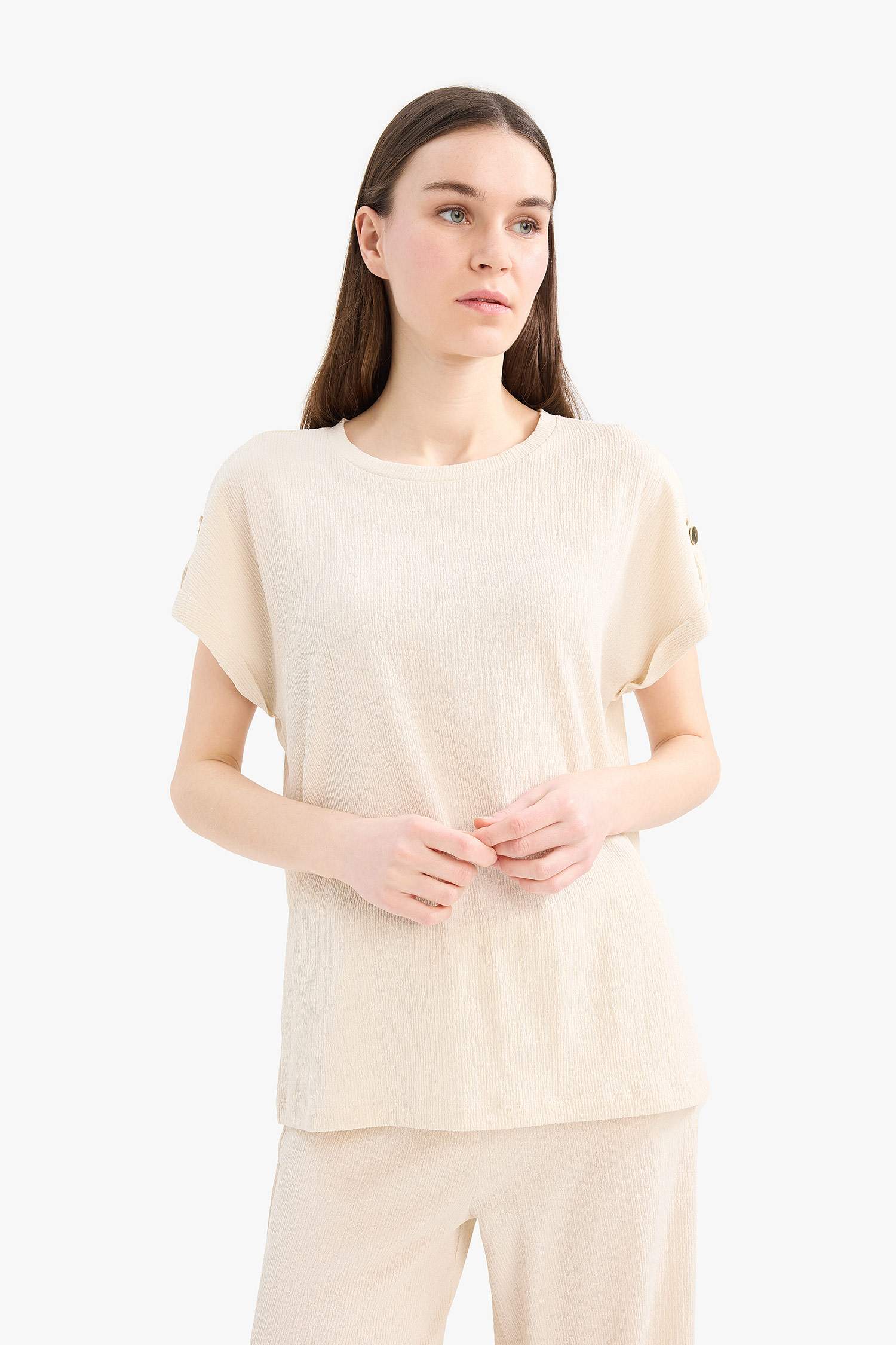 Regular Fit Crew Neck Short Sleeve T-Shirt