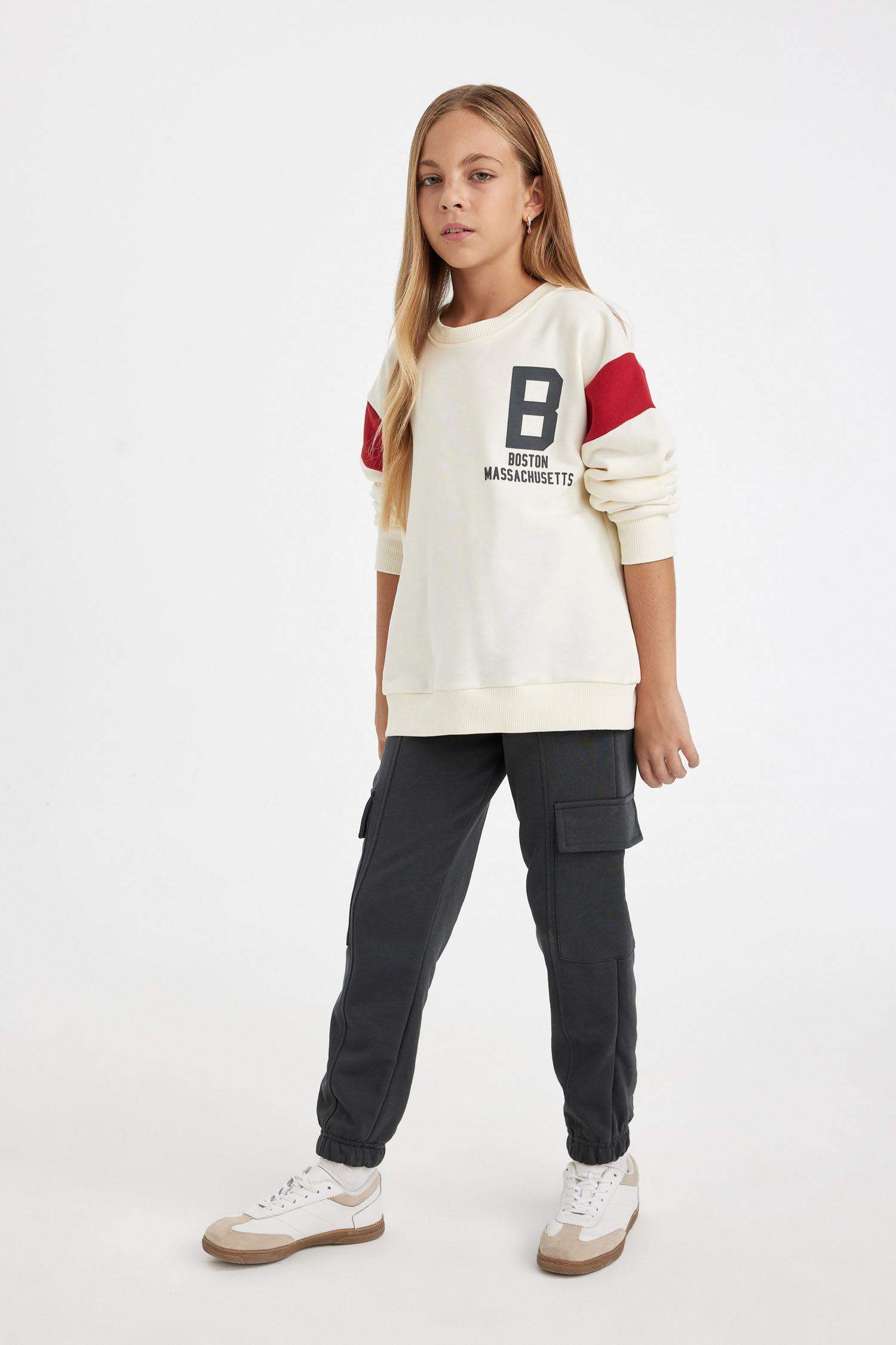 Girl Cargo Pocket Jogger Sweatpants