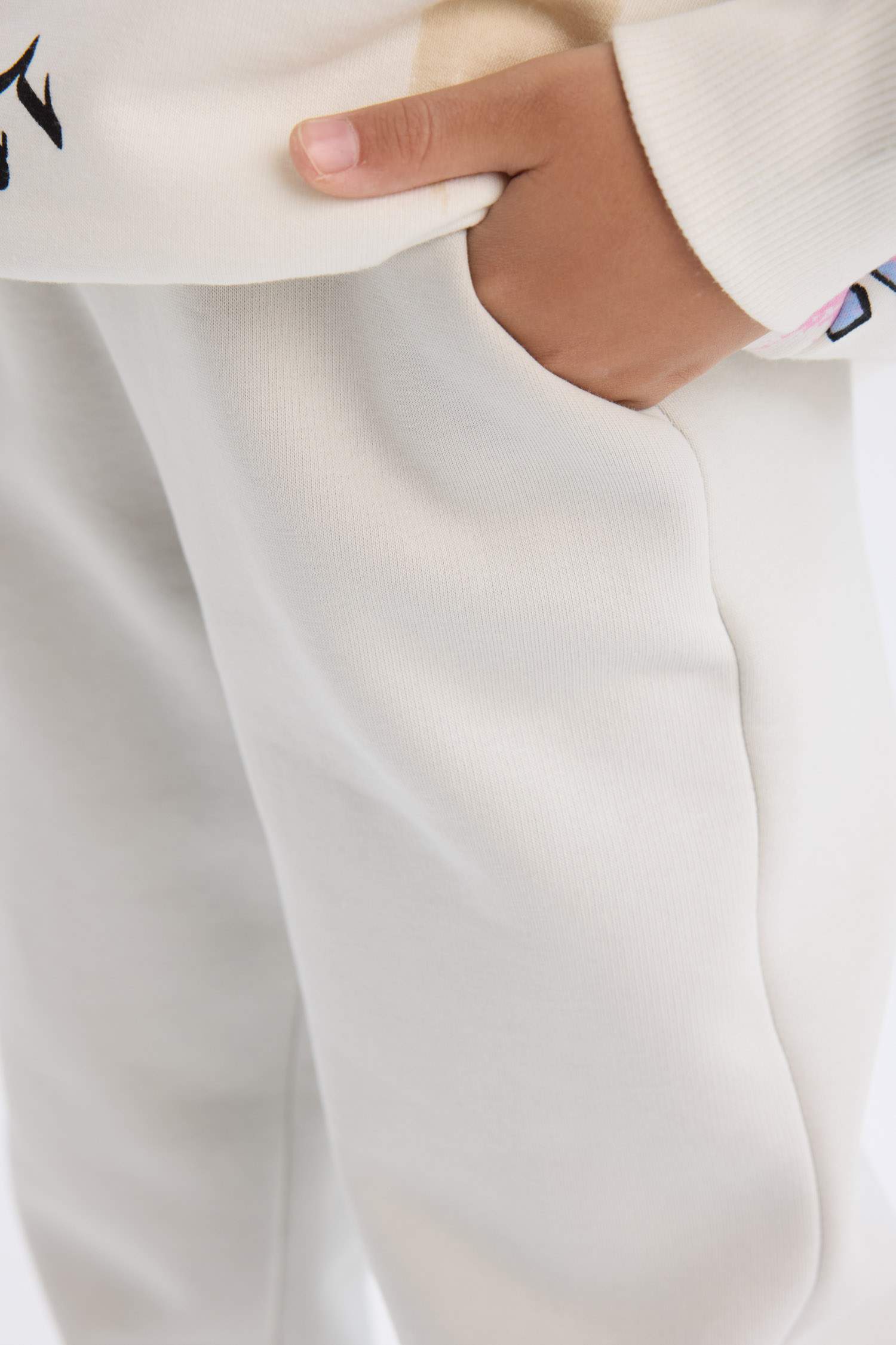 Kız Çocuk Carrot Fit Havuç Kesim Beli Lastikli Eşofman Altı