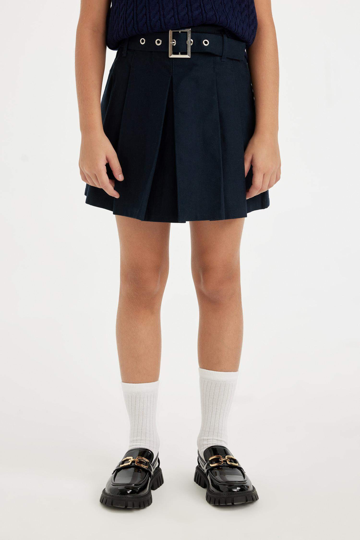 Girl Gabardine Regular Fit Skirt