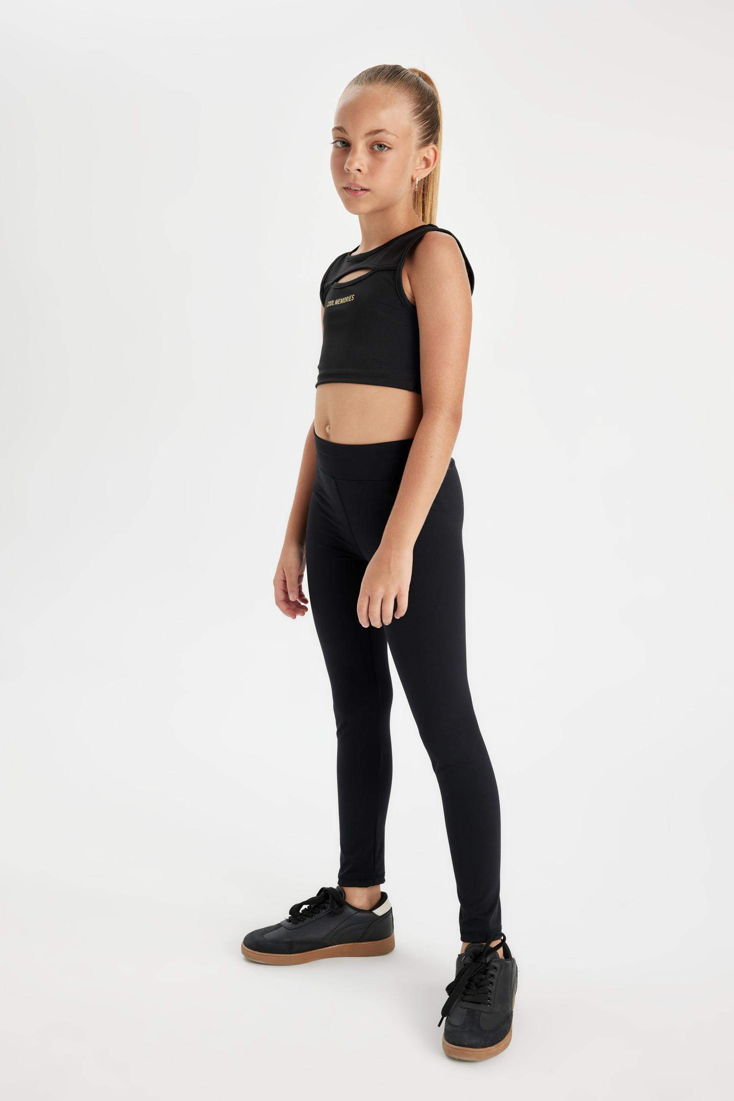 Леггинсы стандартного кроя для девочек