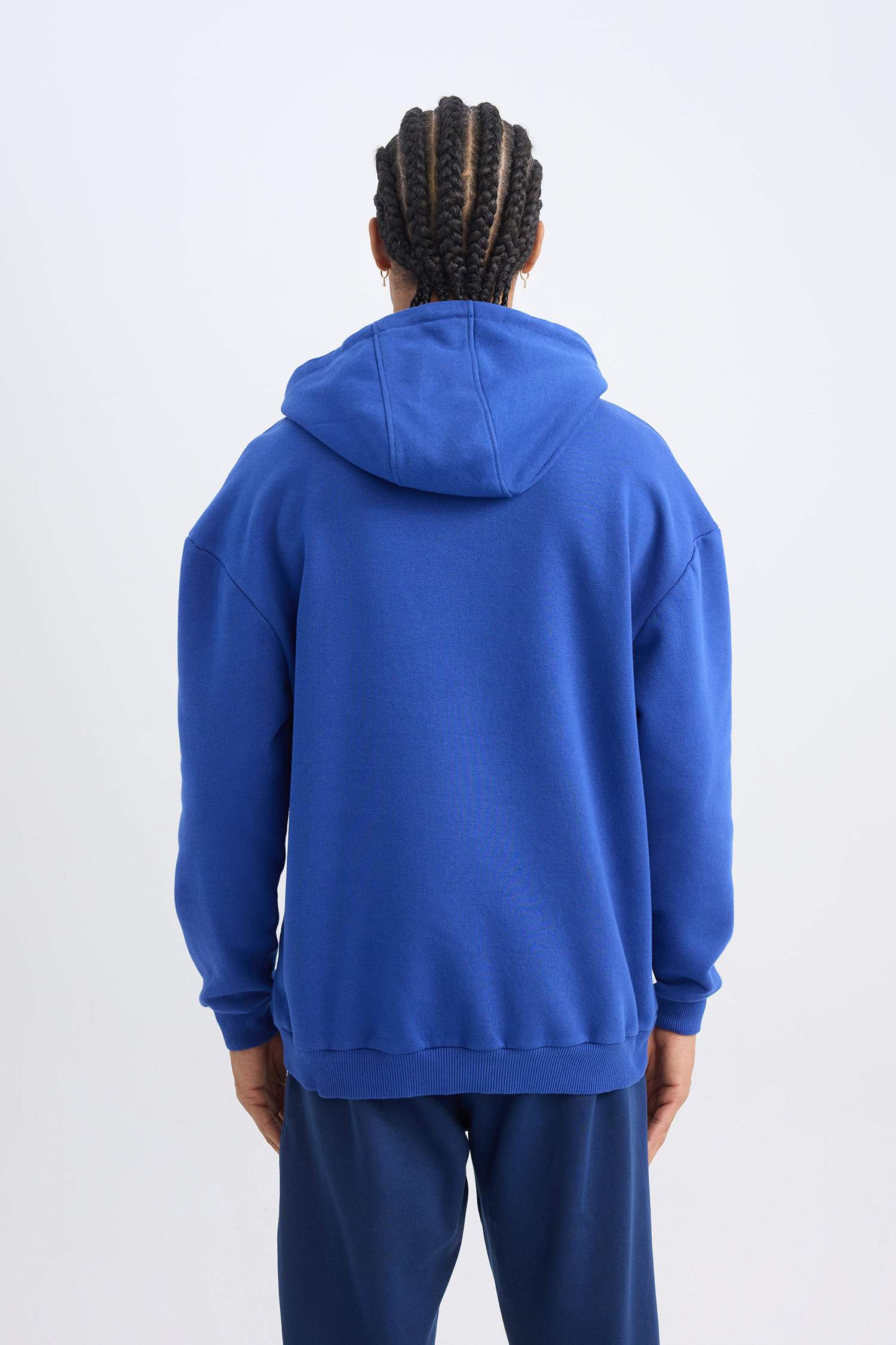 DeFactoFit NBA Miami Heat Boxy Fit Kapüşonlu Kanguru Cepli Kalın Sweatshirt