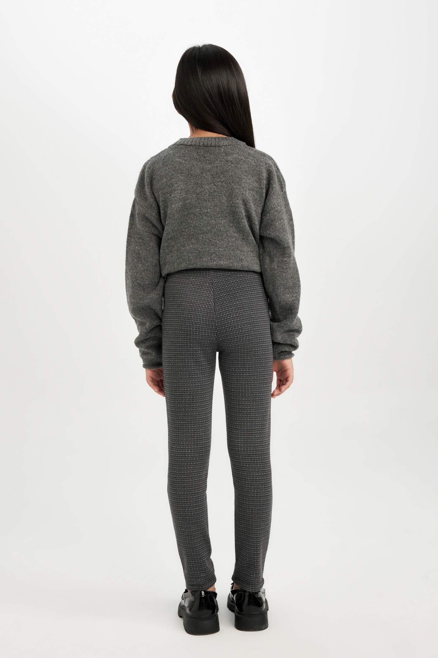 Kız Çocuk Basic Düz Standart Boy Tayt