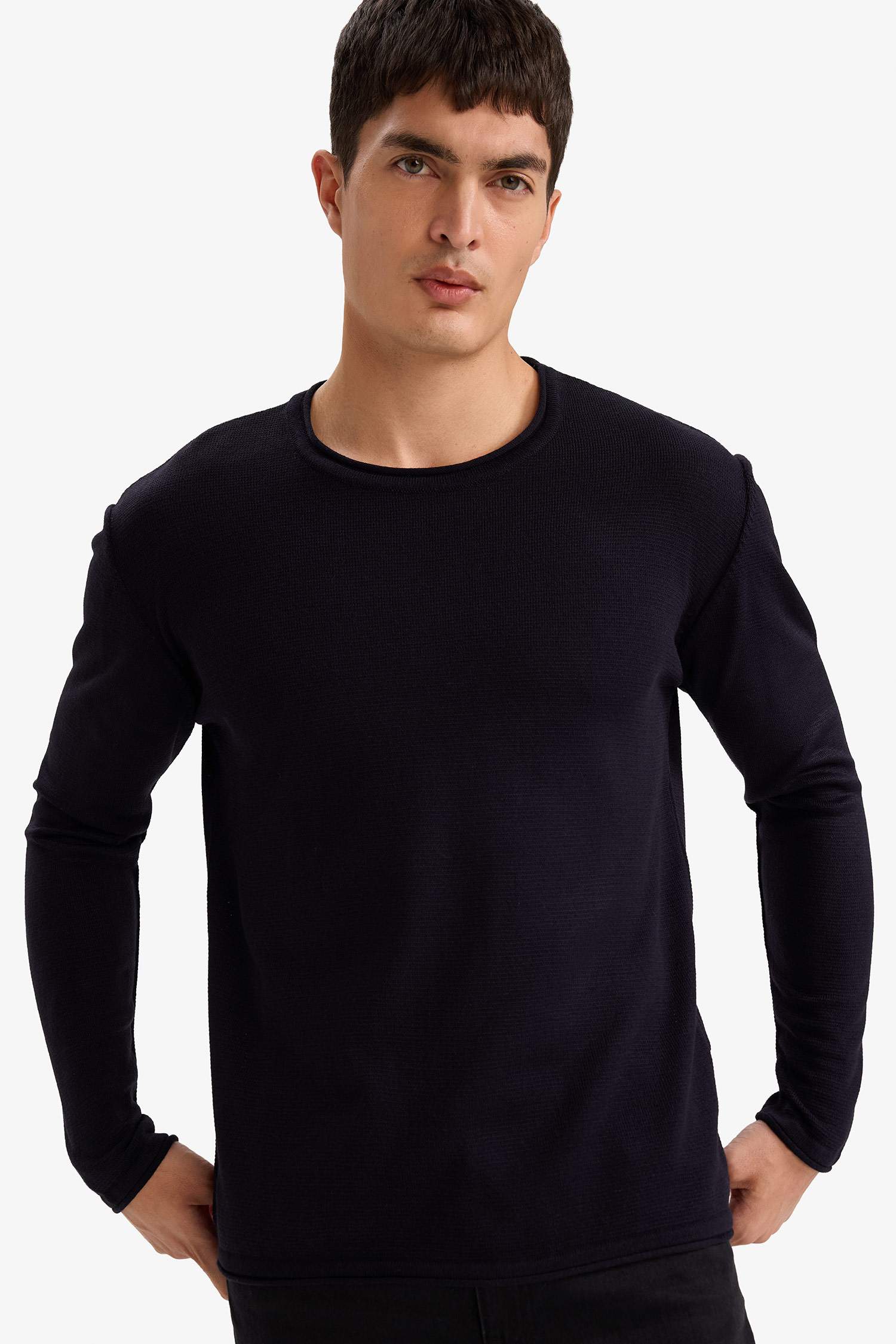Relax Fit Crew Neck Knitwear Pullover