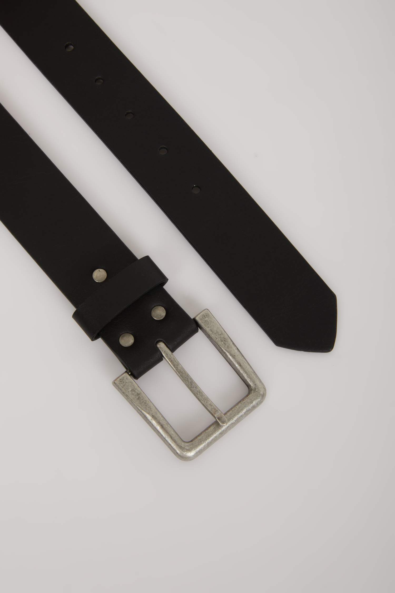 Man Faux Leather Belt