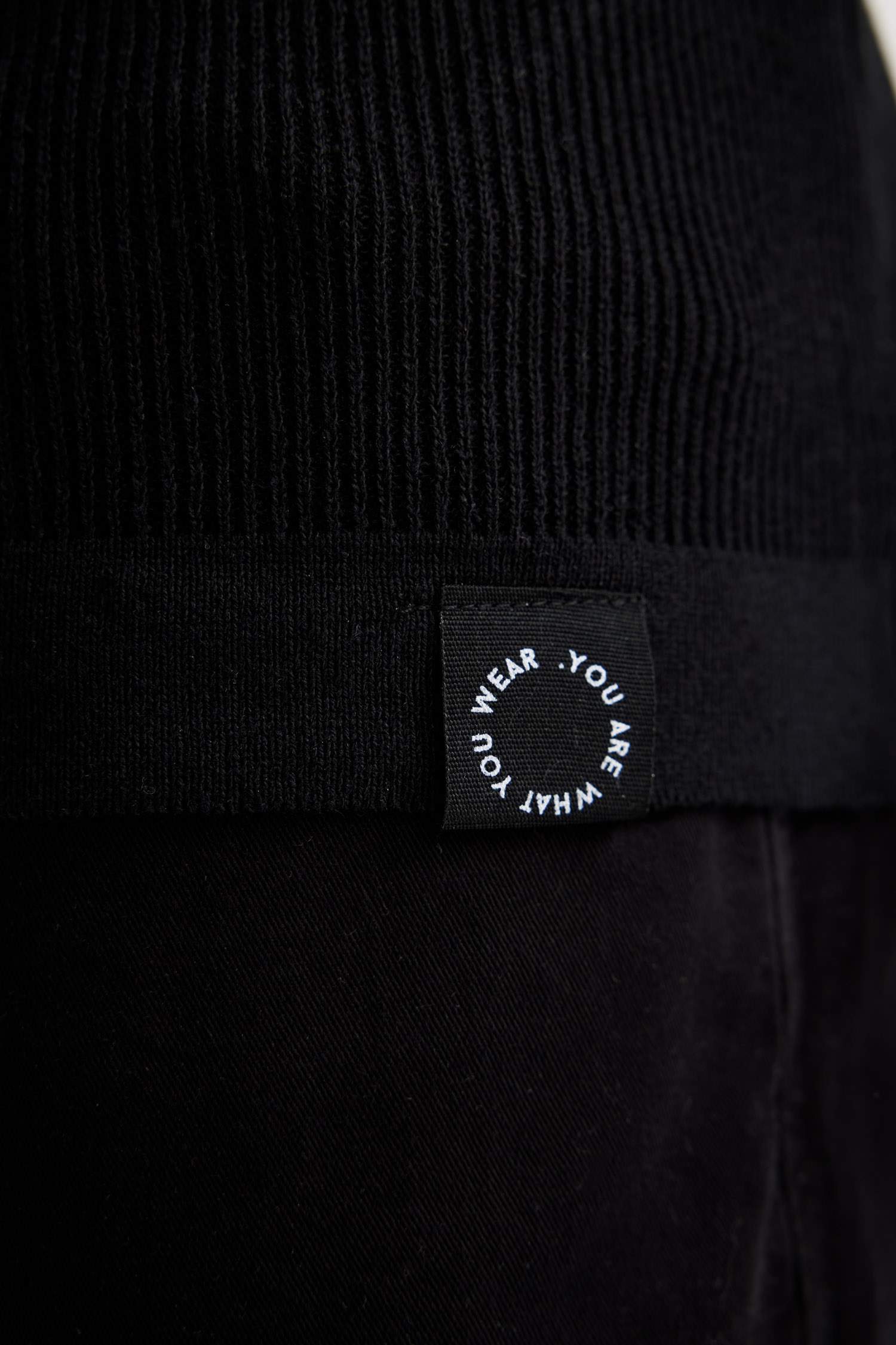 Relax Fit Bisiklet Yaka Yaka İçi Penye Detaylı Pamuklu Triko Kazak