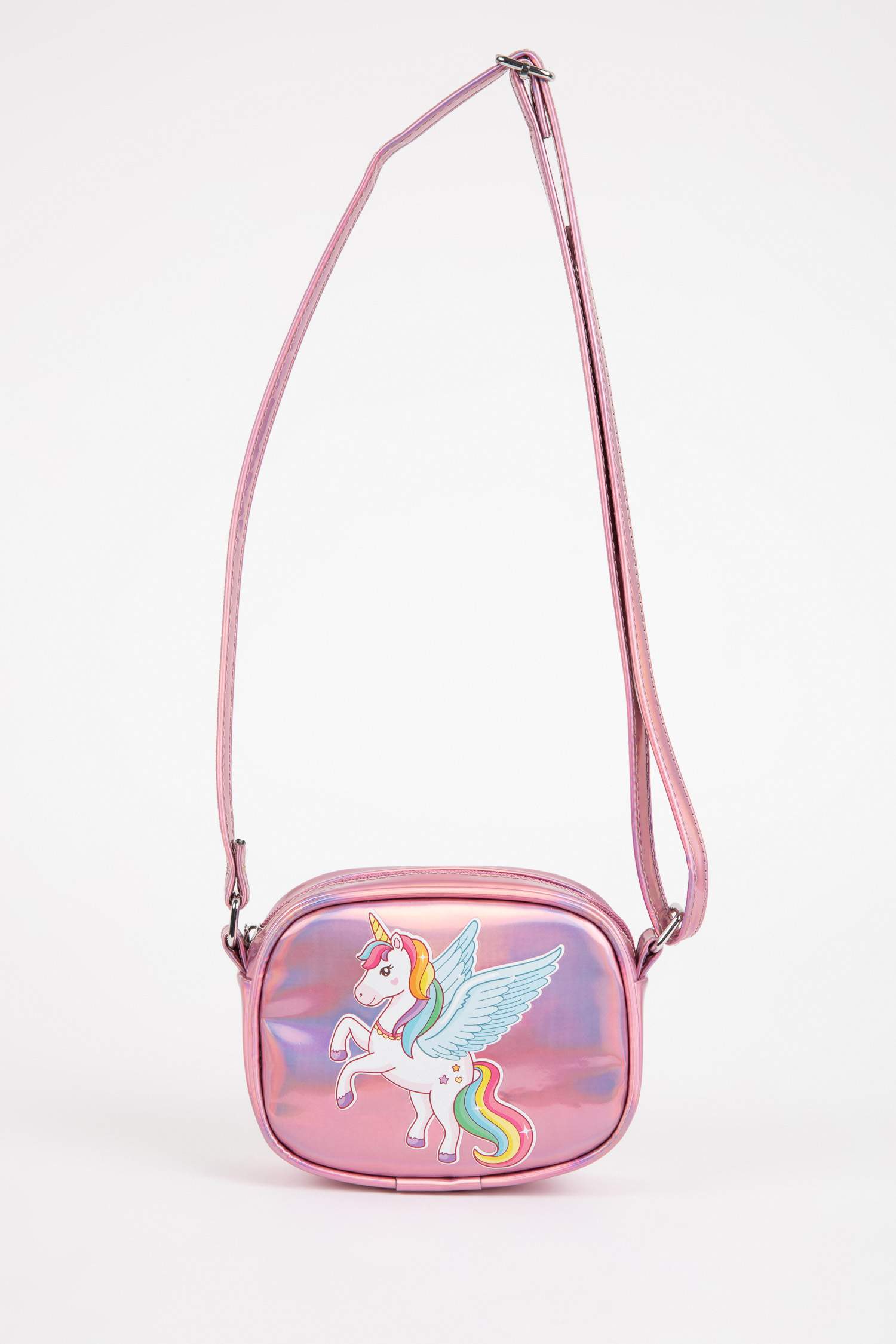 Kız Çocuk Suni Deri Unicorn Çapraz Çanta