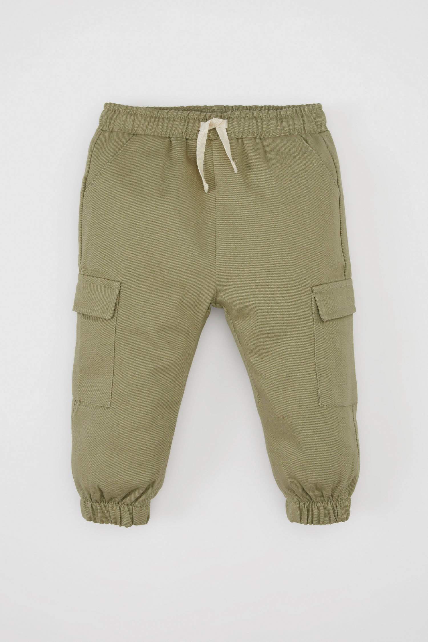 Erkek Bebek 2'li Takım Baskılı Sweatshirt Kargo Cepli Beli Lastikli Pantolon