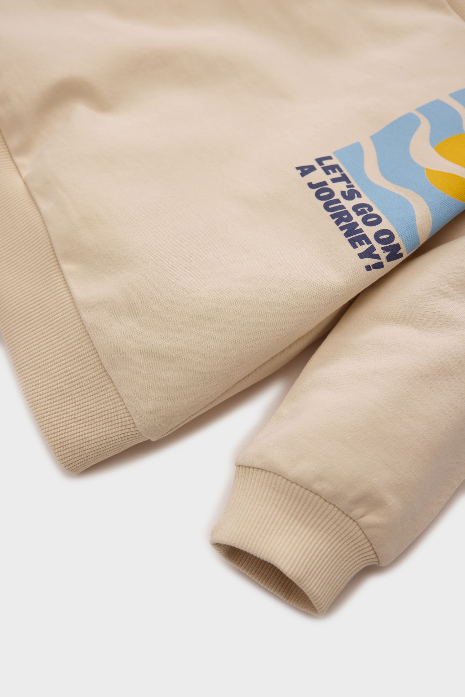 Baby Boy Printed Sweatshirt Bottom 2 Piece Set