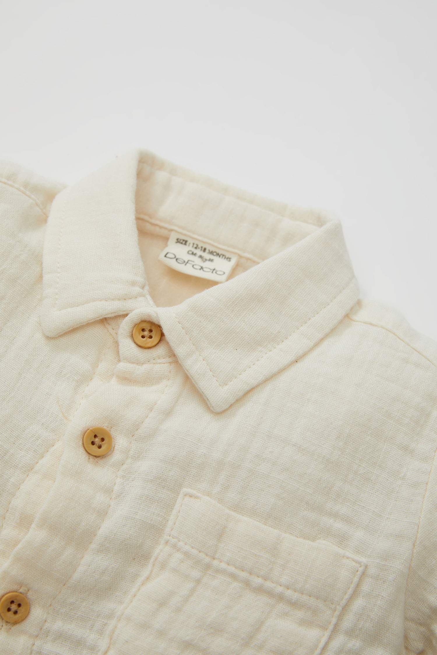 Baby Boy Muslin Shirt Trousers 2 Piece Set