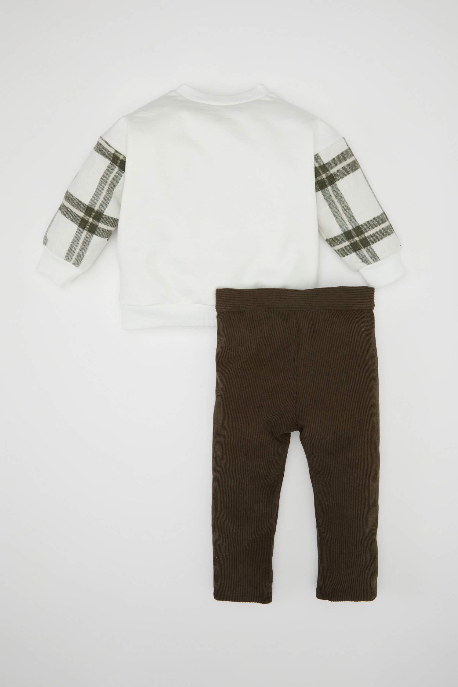 Baby Boy Printed Thin Sweatshirt Bottom 2 Piece Set