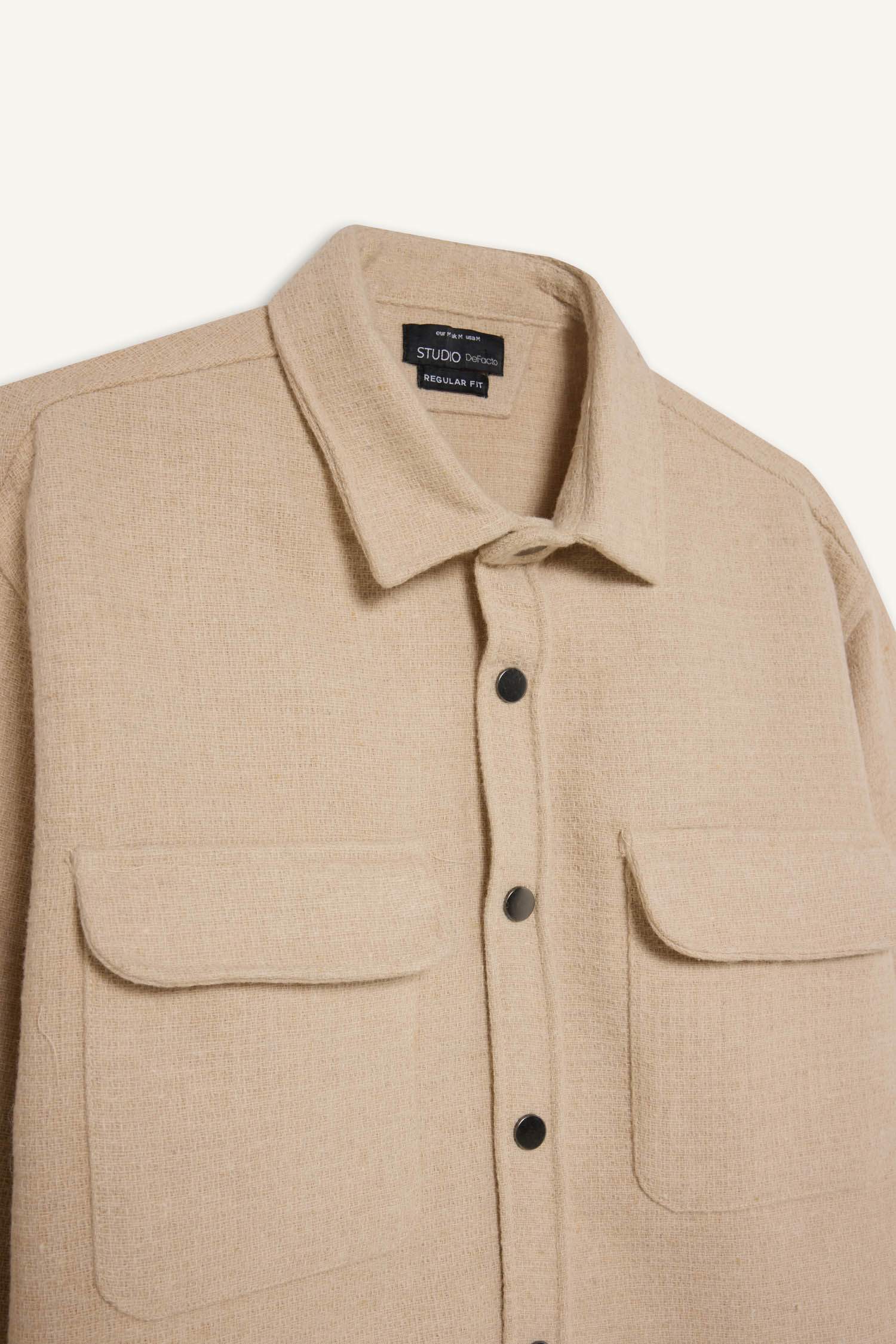 جاكيت قميص قصة عادية بياخة بولو