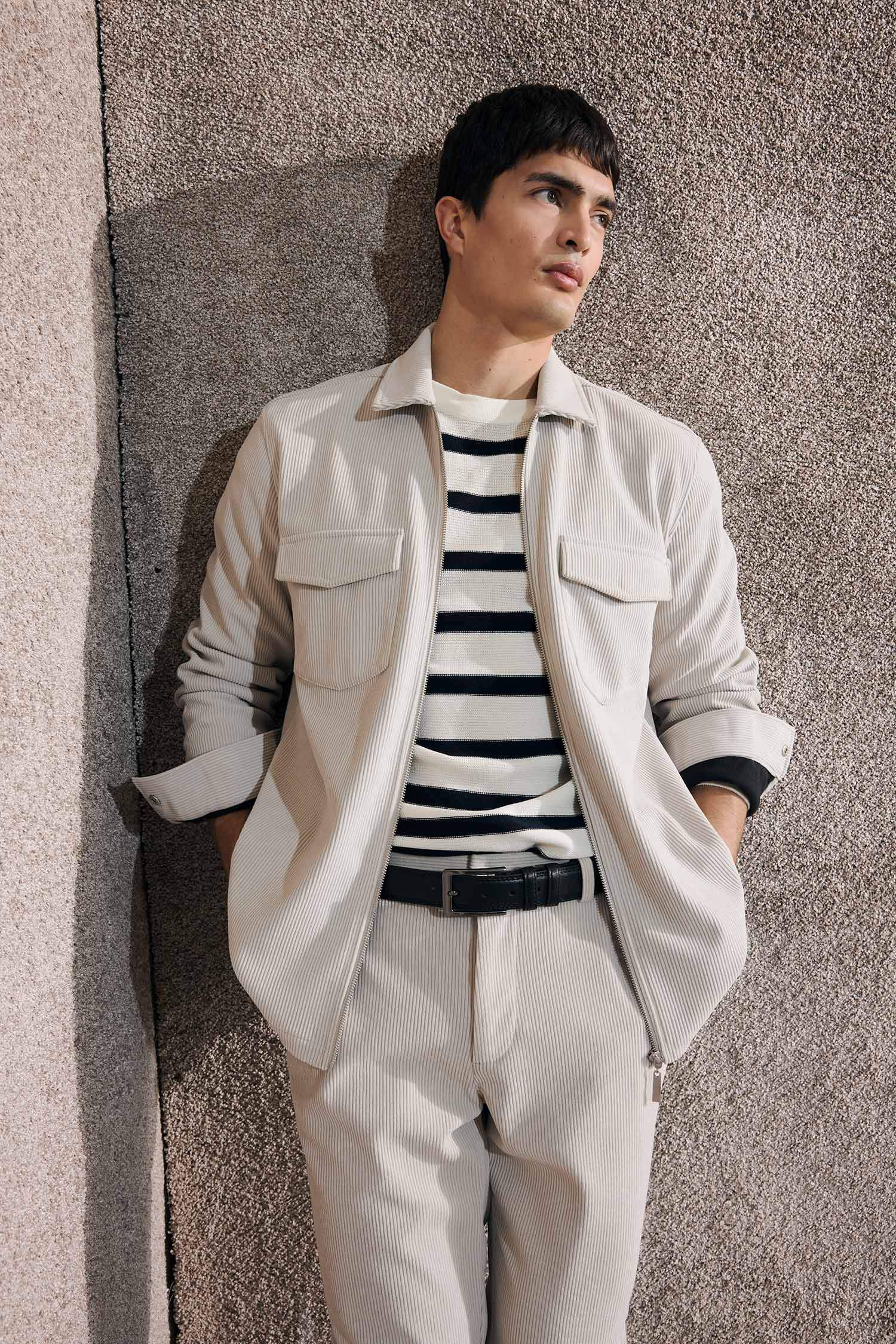 Regular Fit Long Sleeve Overshirt