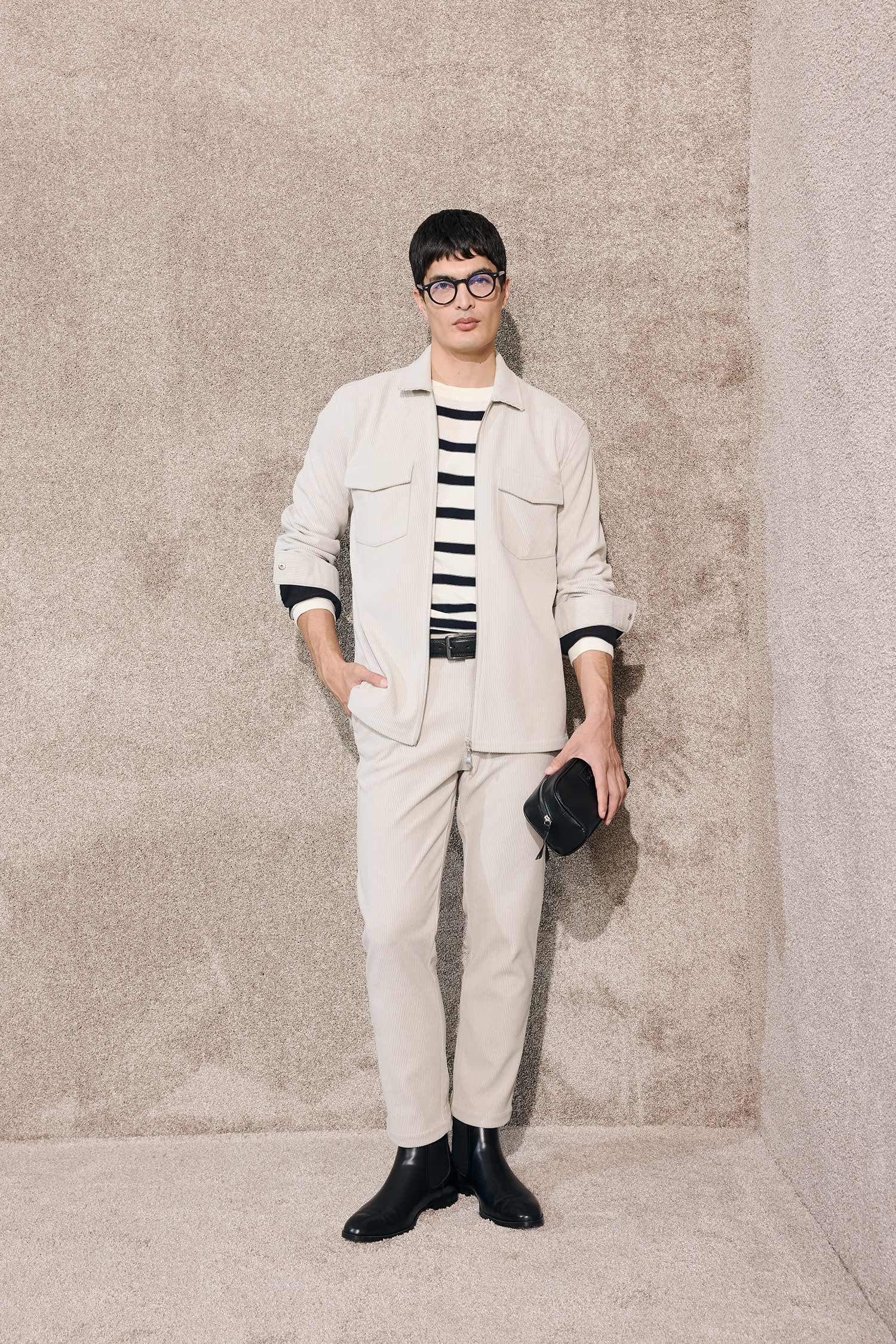 Regular Fit Long Sleeve Overshirt