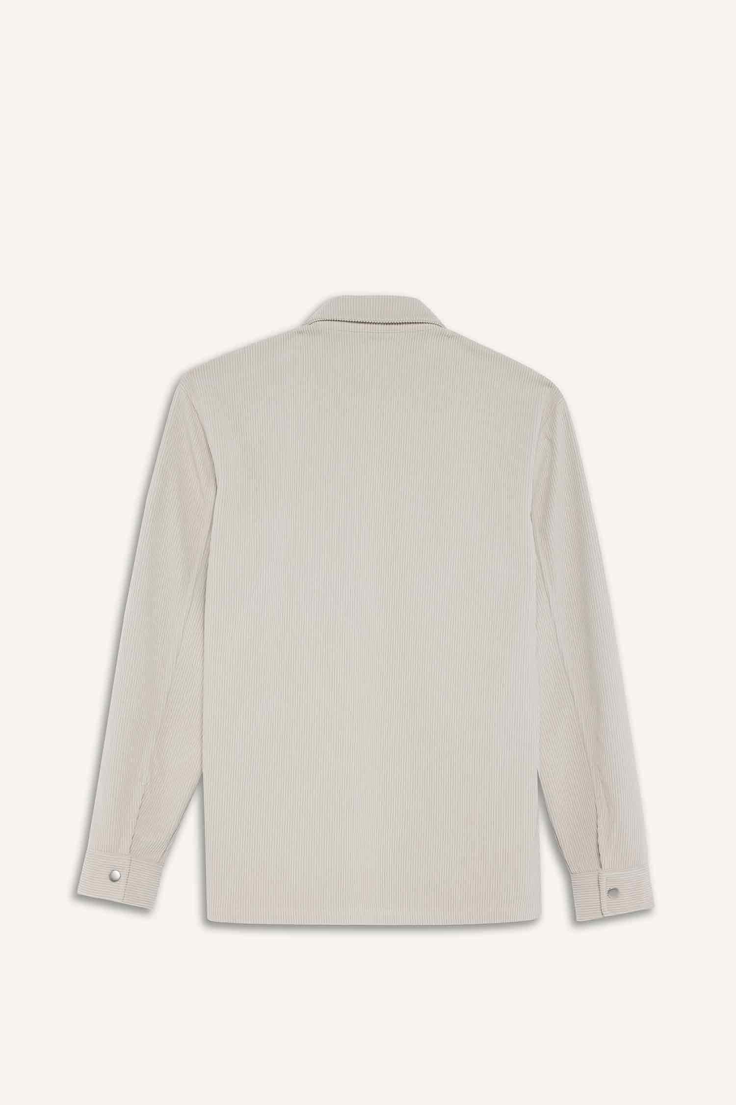 Regular Fit Long Sleeve Overshirt